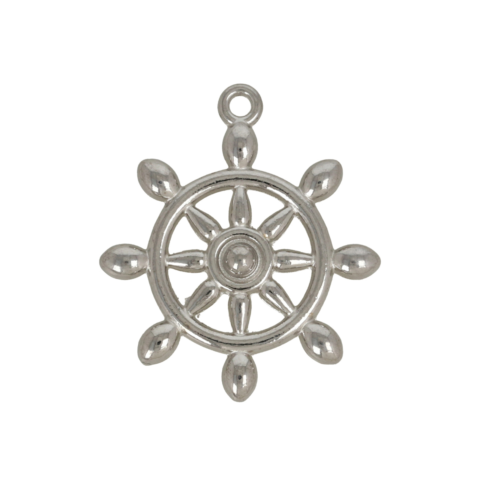 stainless steel helm pendant 21mm | 2pc