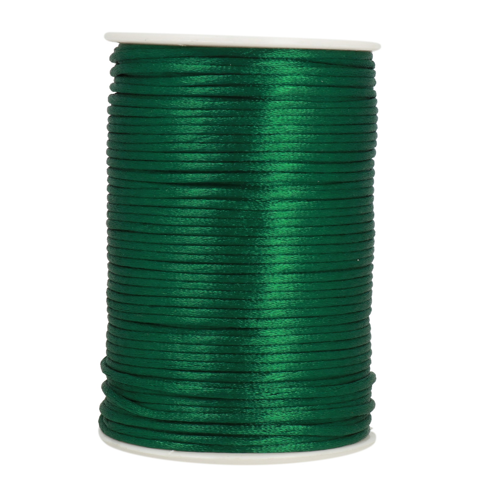 green rattail cord 2mm | 20mt