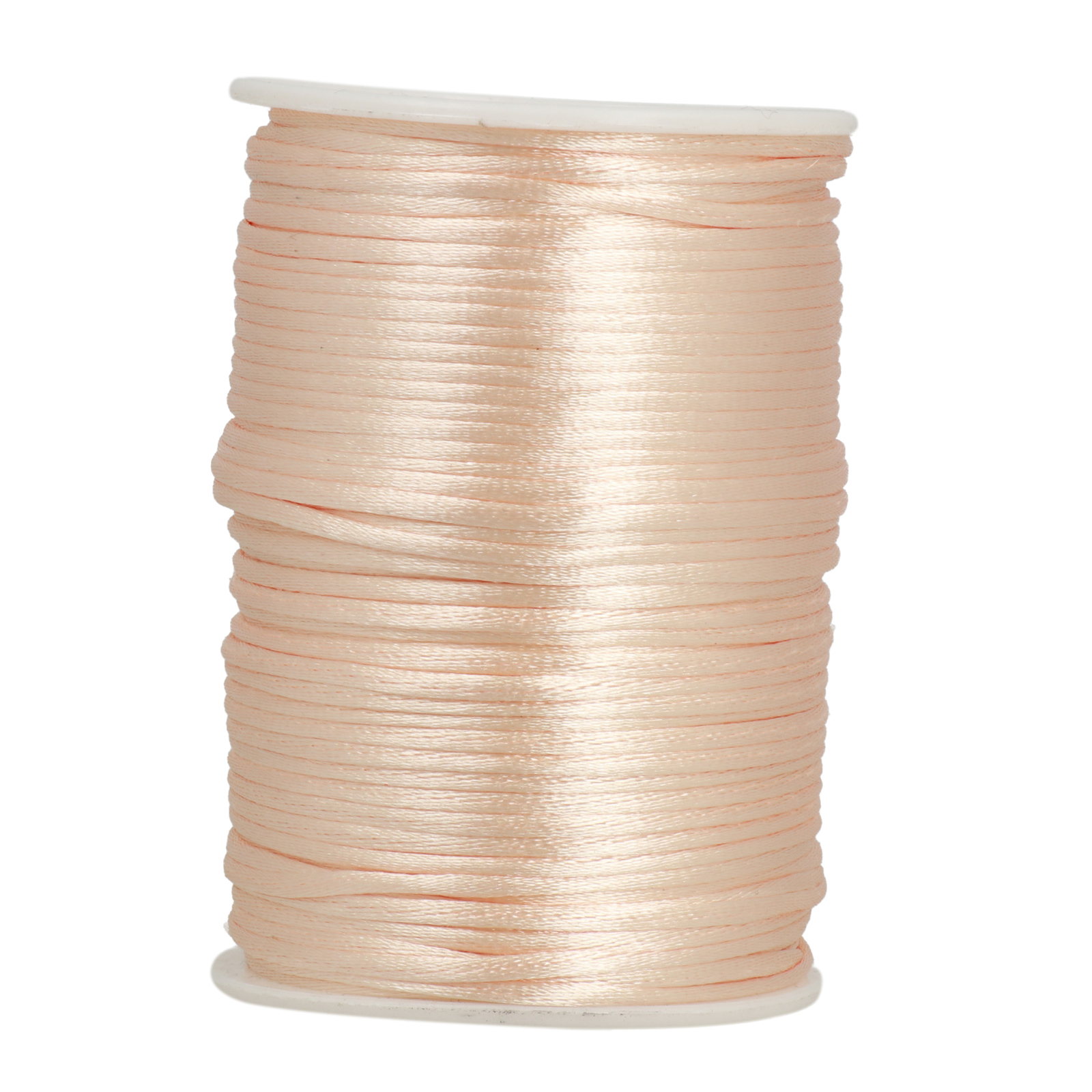 peach rattail cord 2mm | 20mt