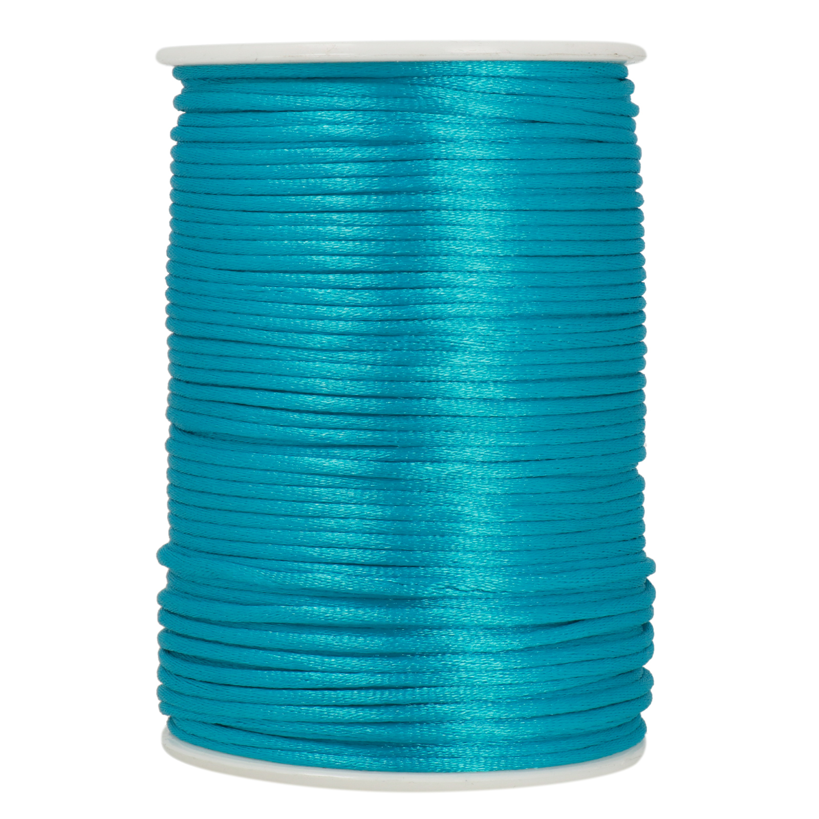 sky blue rattail cord 2mm | 20mt