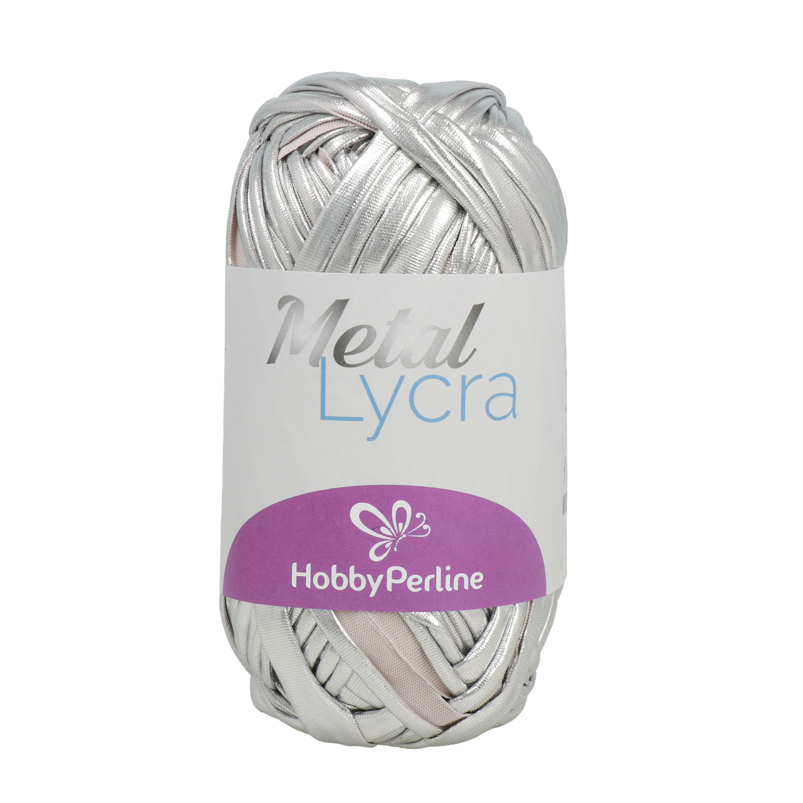 hobbybag metal lycra - silver - 100gr (45mt) | 1pc