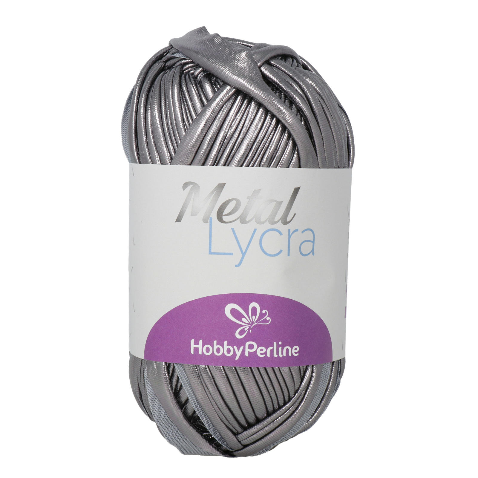 hobbybag metal lycra - grey - 100gr (45mt) | 1pc