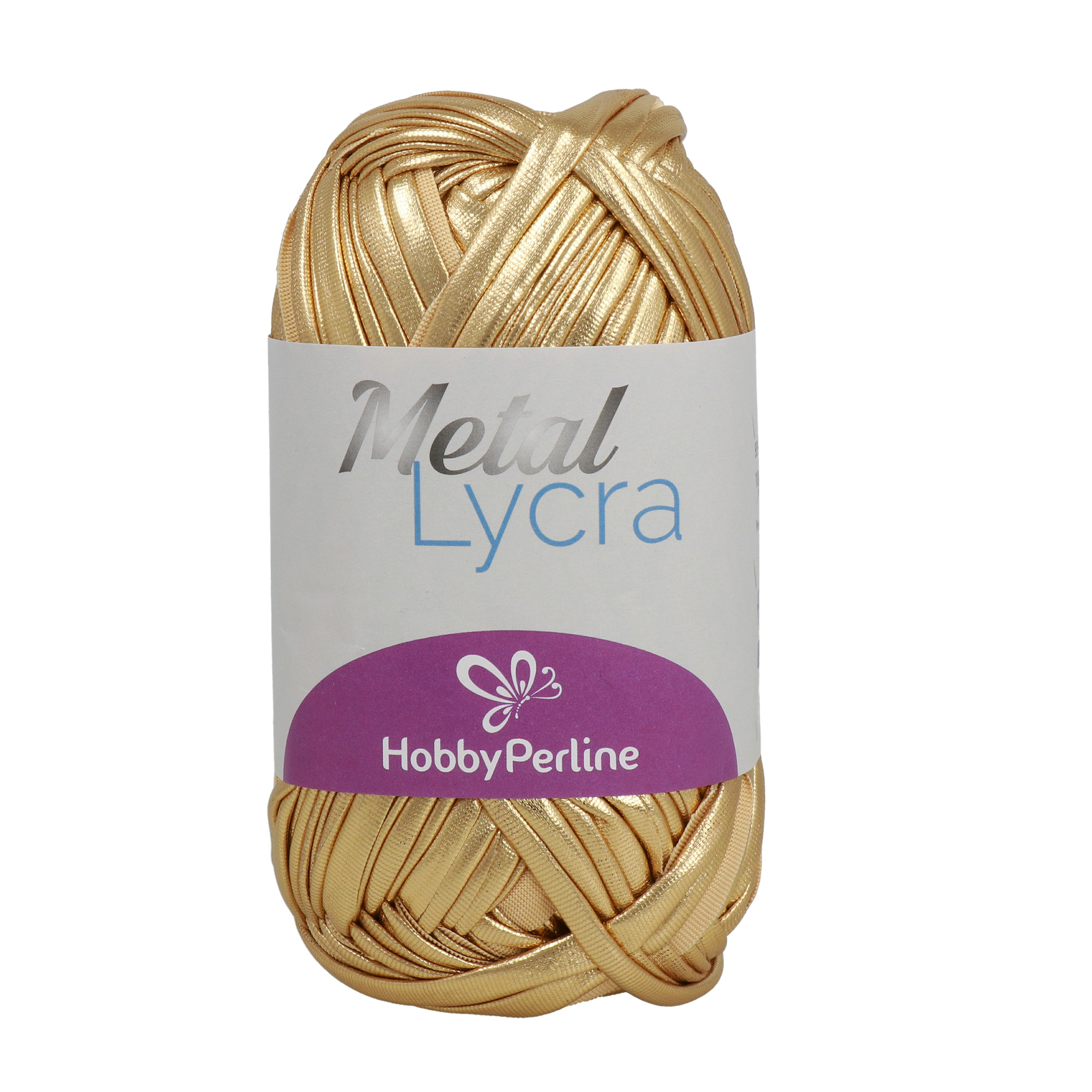 hobbybag metal lycra - gold - 100gr (45mt) | 1pc