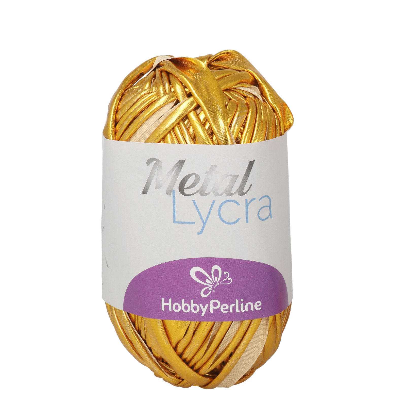 hobbybag metal lycra - ocher - 100gr (45mt) | 1pc