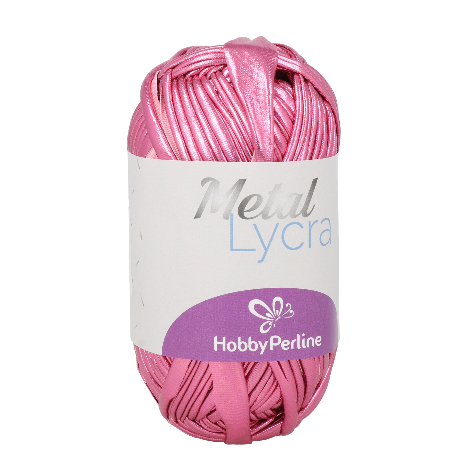 hobbybag metal lycra - pink - 100gr (45mt) | 1pc