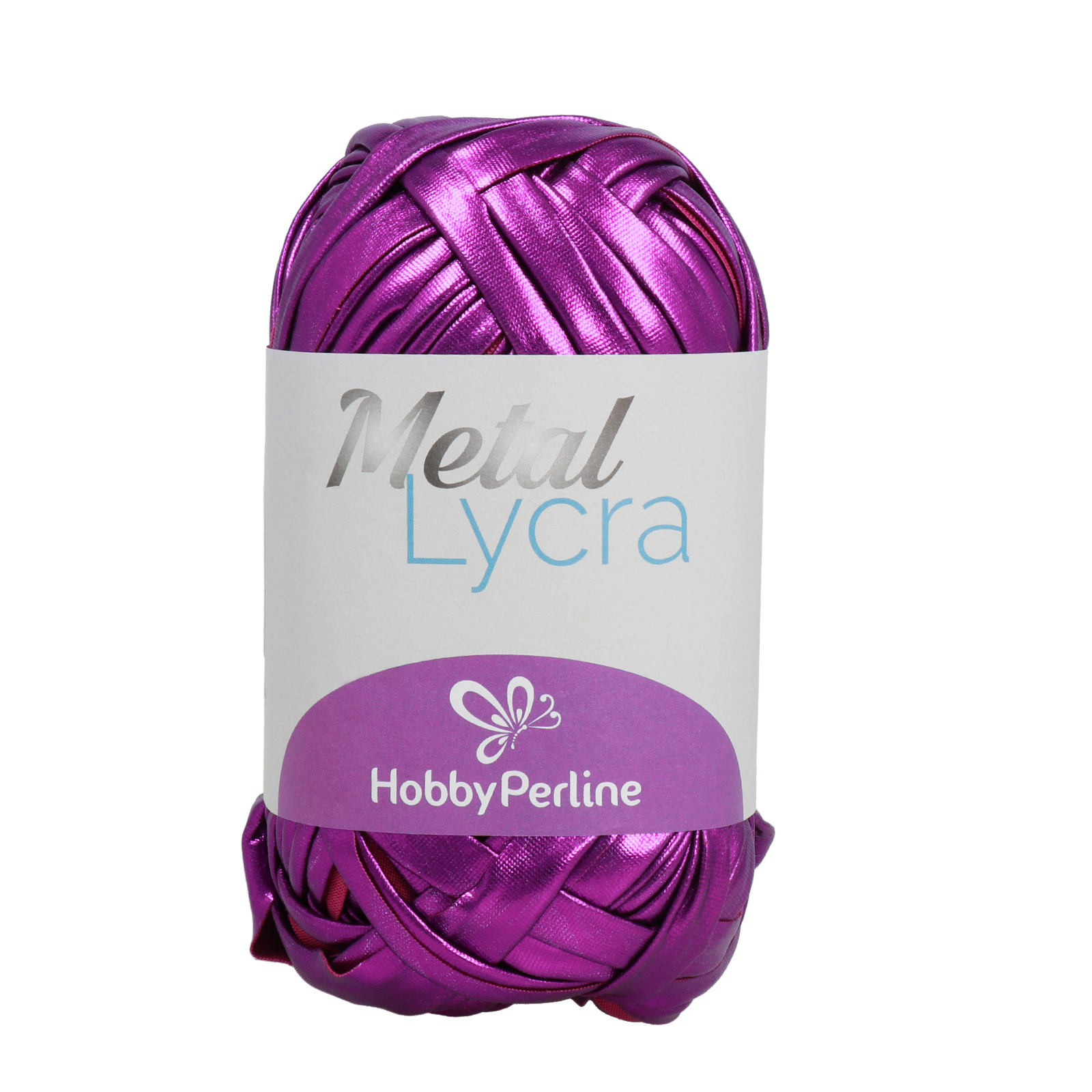 hobbybag metal lycra - purple - 100gr (45mt) | 1pc