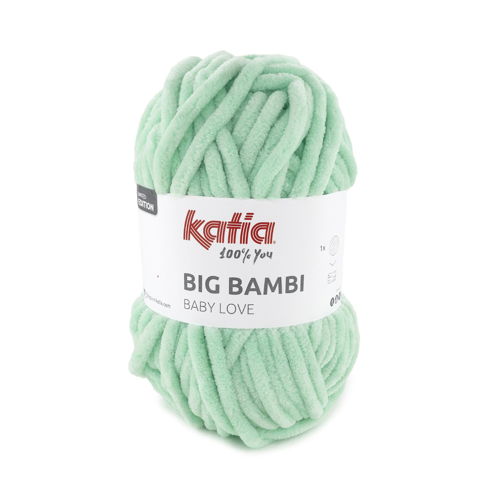 katia big bambi - mint (105) - 200gr (80mt) | 1pc