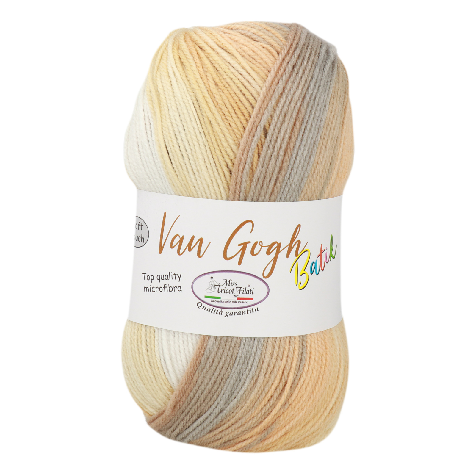 miss tricot filati van gogh batik beige (020) - 100gr (400mt) | 1pc
