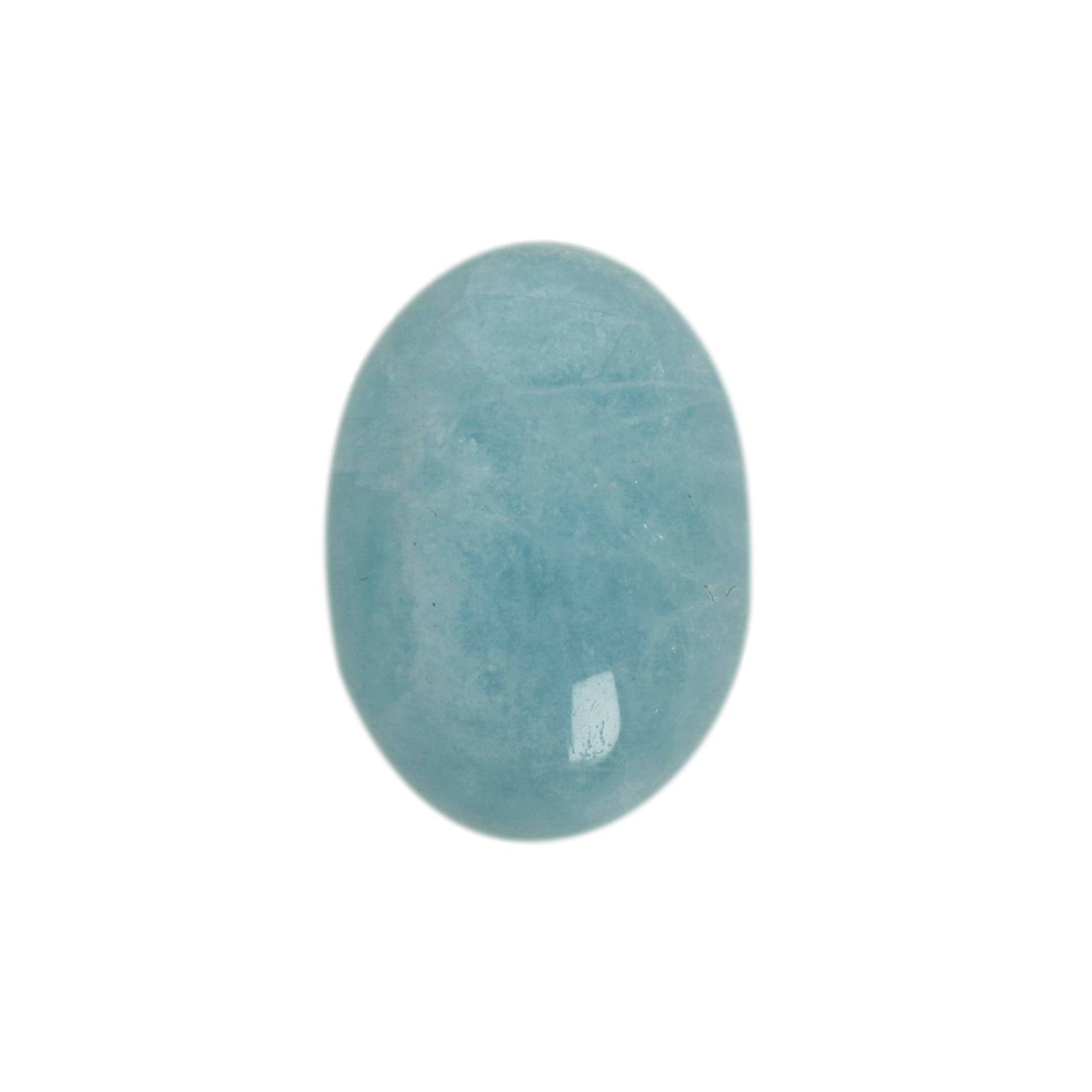 aquamarine cabochon smooth oval 18x13mm | 1pc