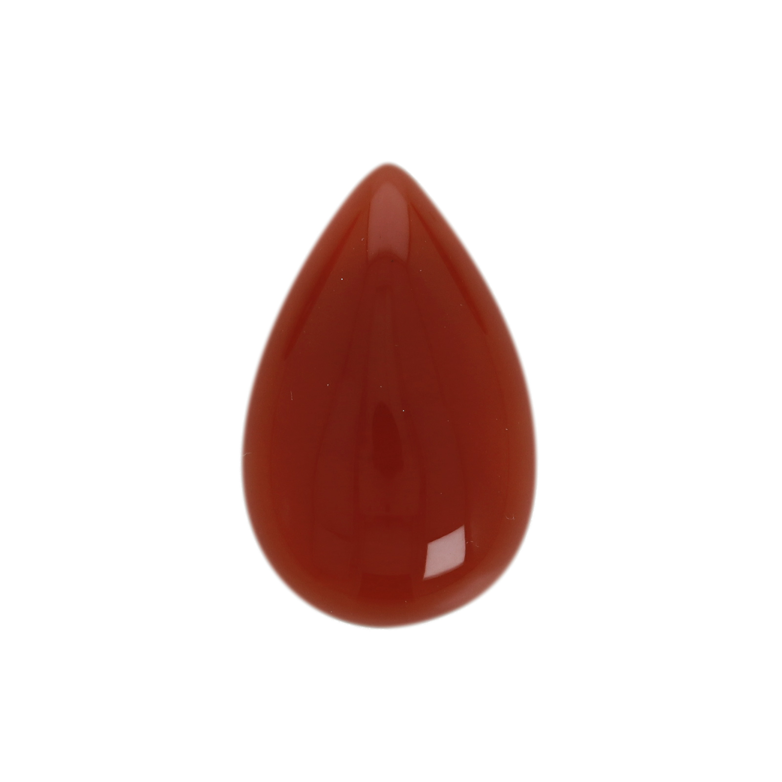 red agate cabochon smooth drop 22x14mm | 1pc