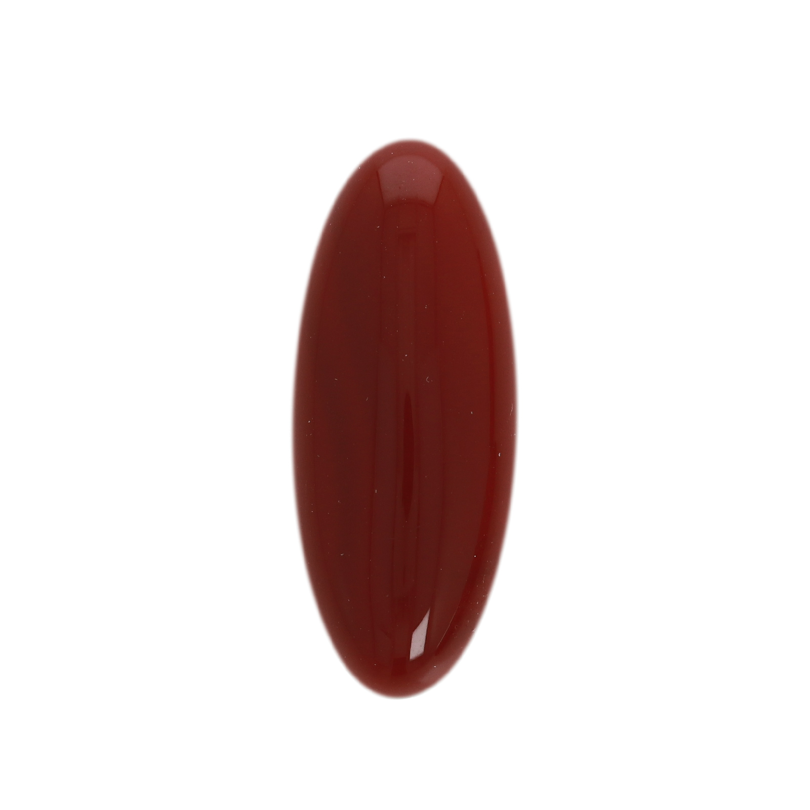 red agate cabochon smooth oval 28x11mm | 1pc