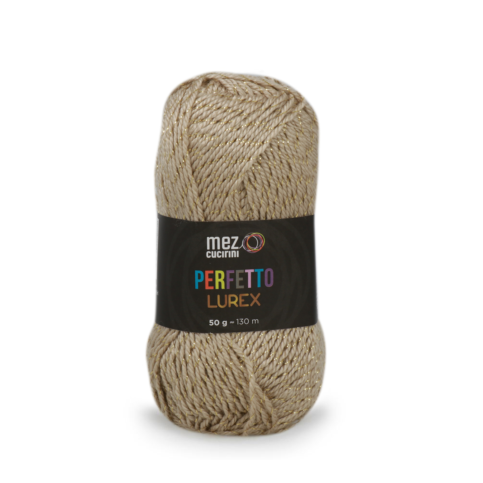 mez cucirini perfetto lurex - nature gold (02030) - 50gr (130mt) | 1pc