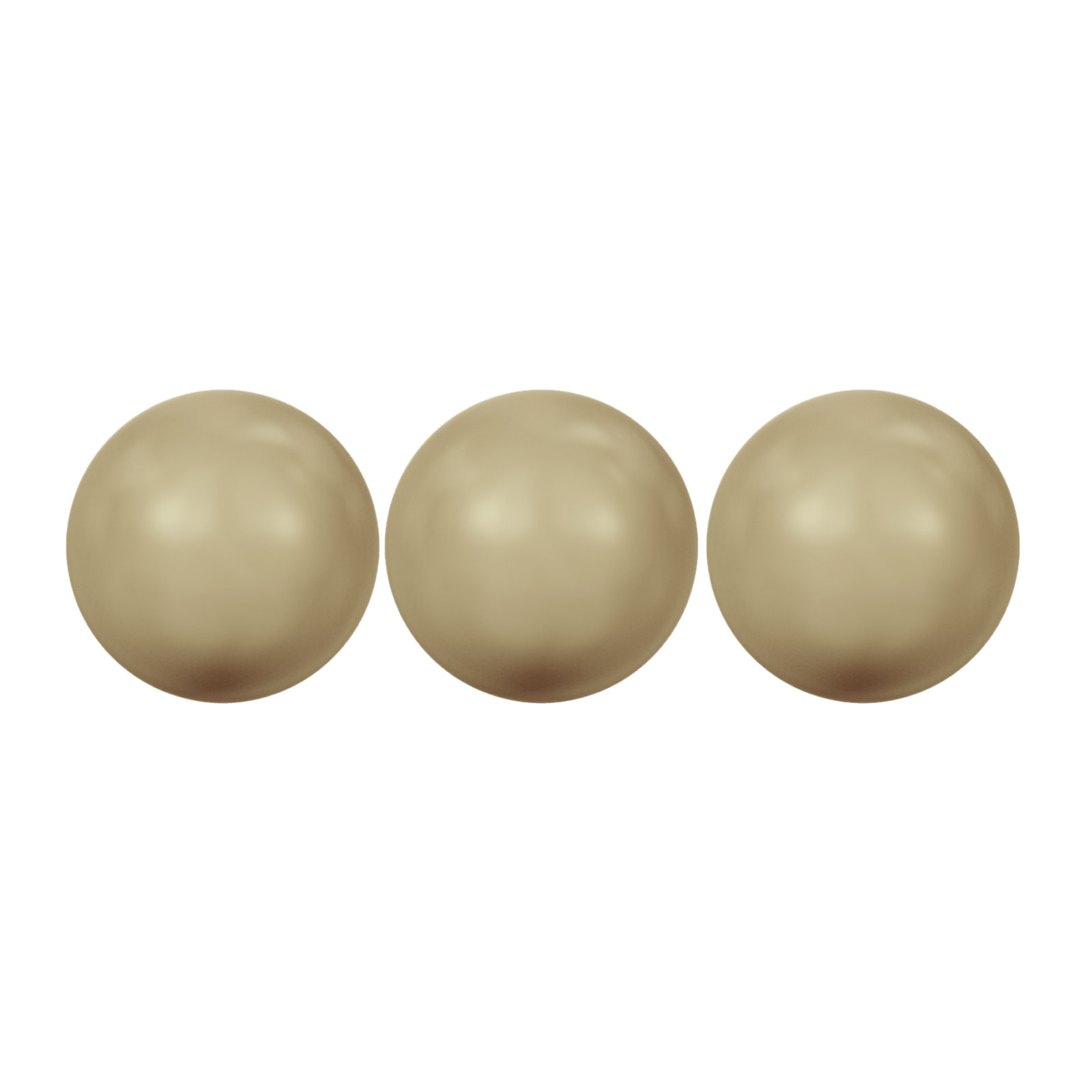 runde perlen (5810) vintage gold 8mm | 10st