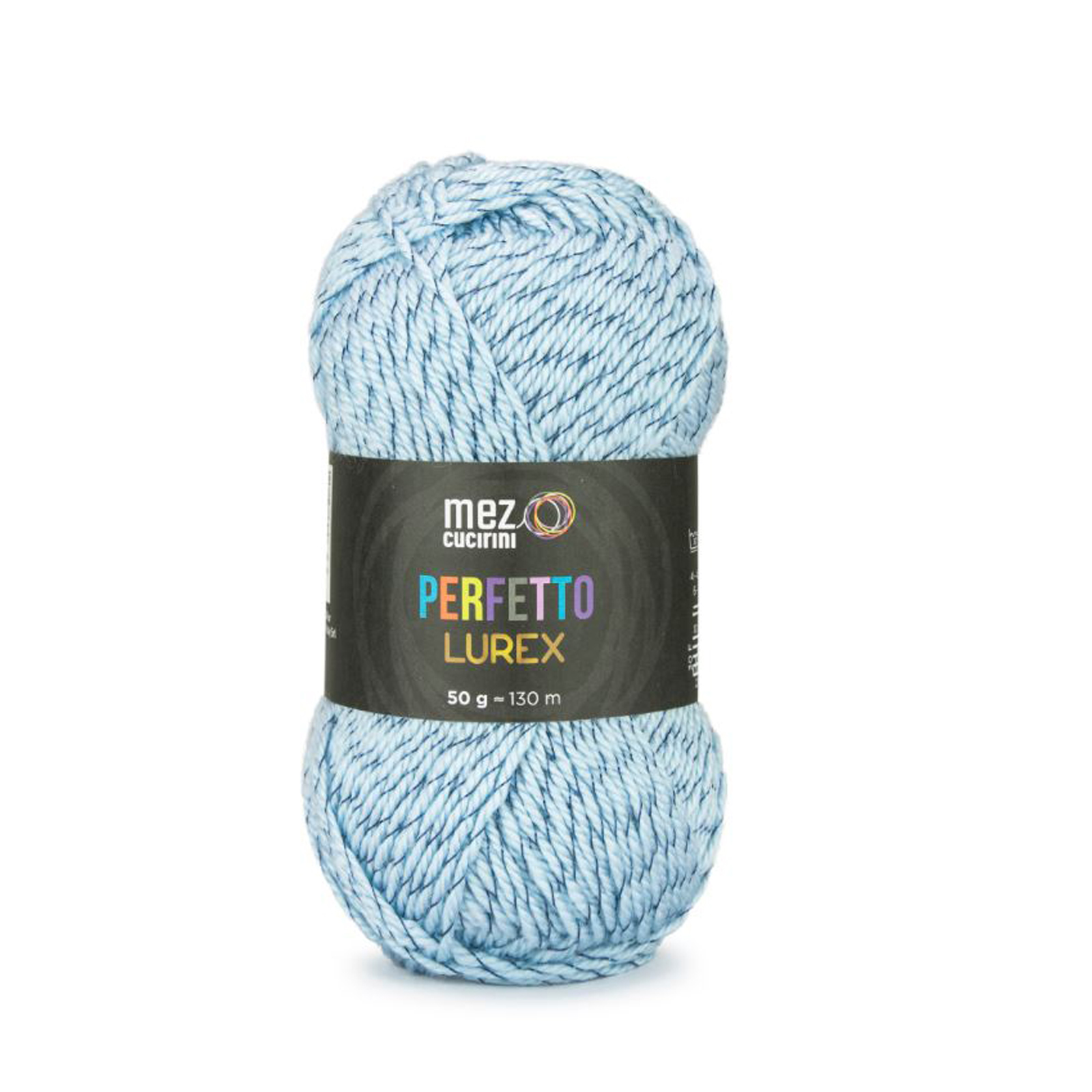 mez cucirini perfetto lurex - sky blue (02190) - 50gr (130mt) | 1pc