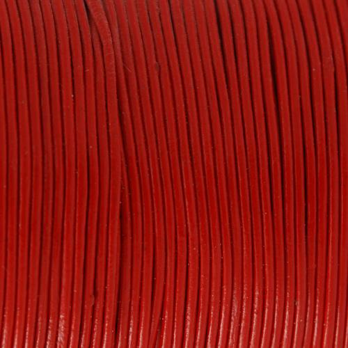 lederschnur rot - durchmesser 1mm | 4mt