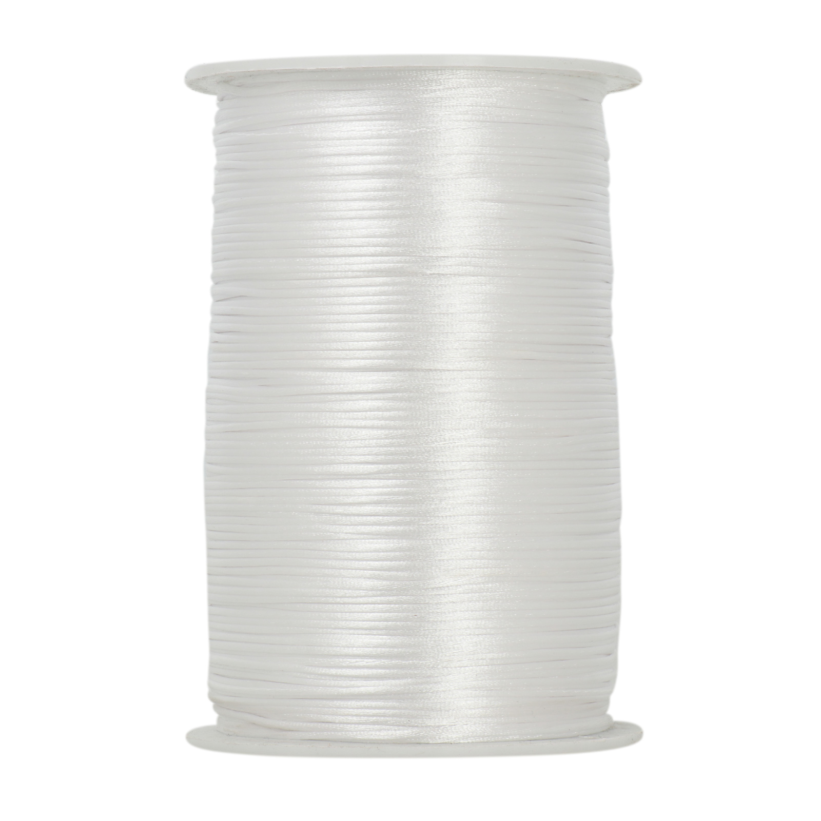 white rattail cord 1mm | 20mt