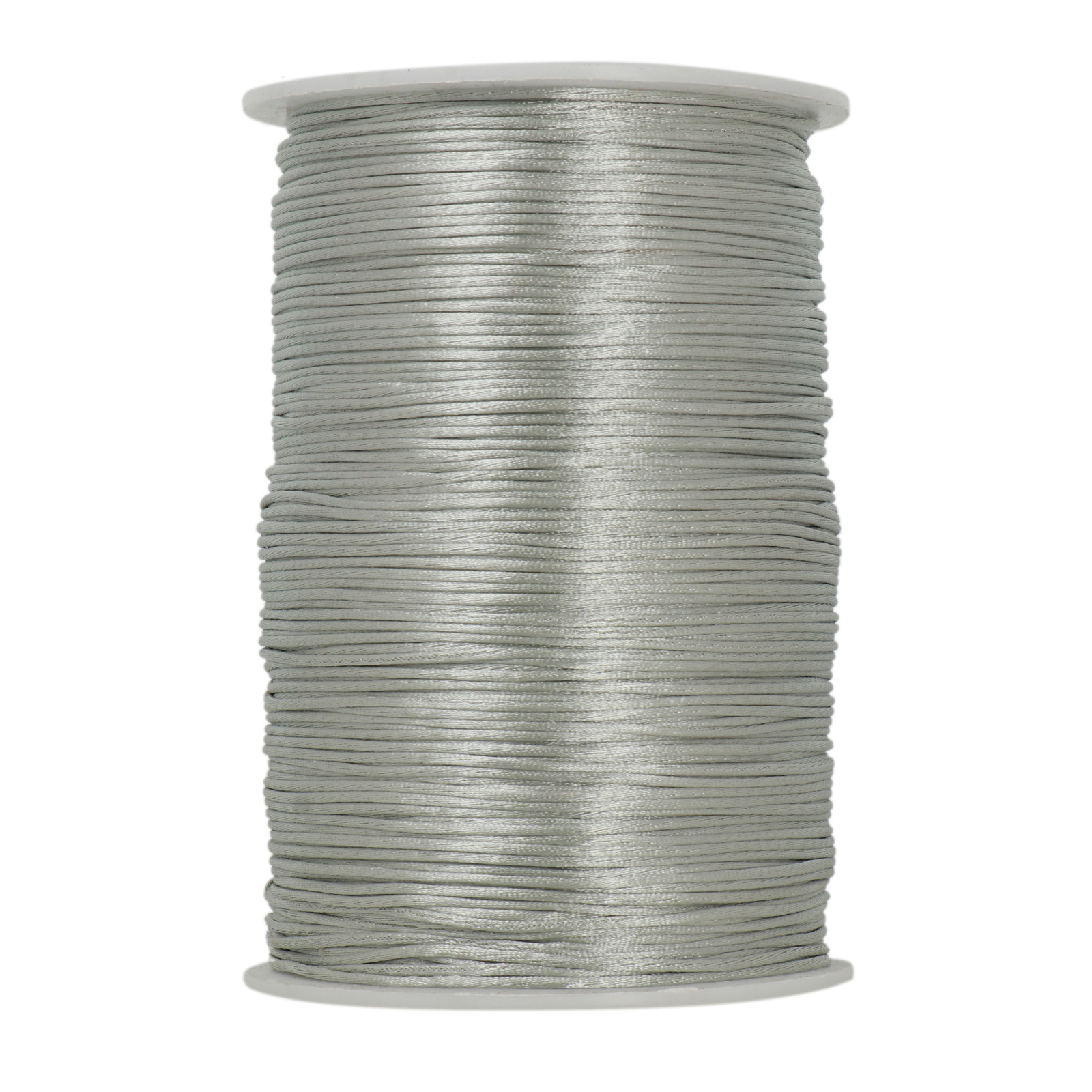 silver rattail cord 1mm | 20mt