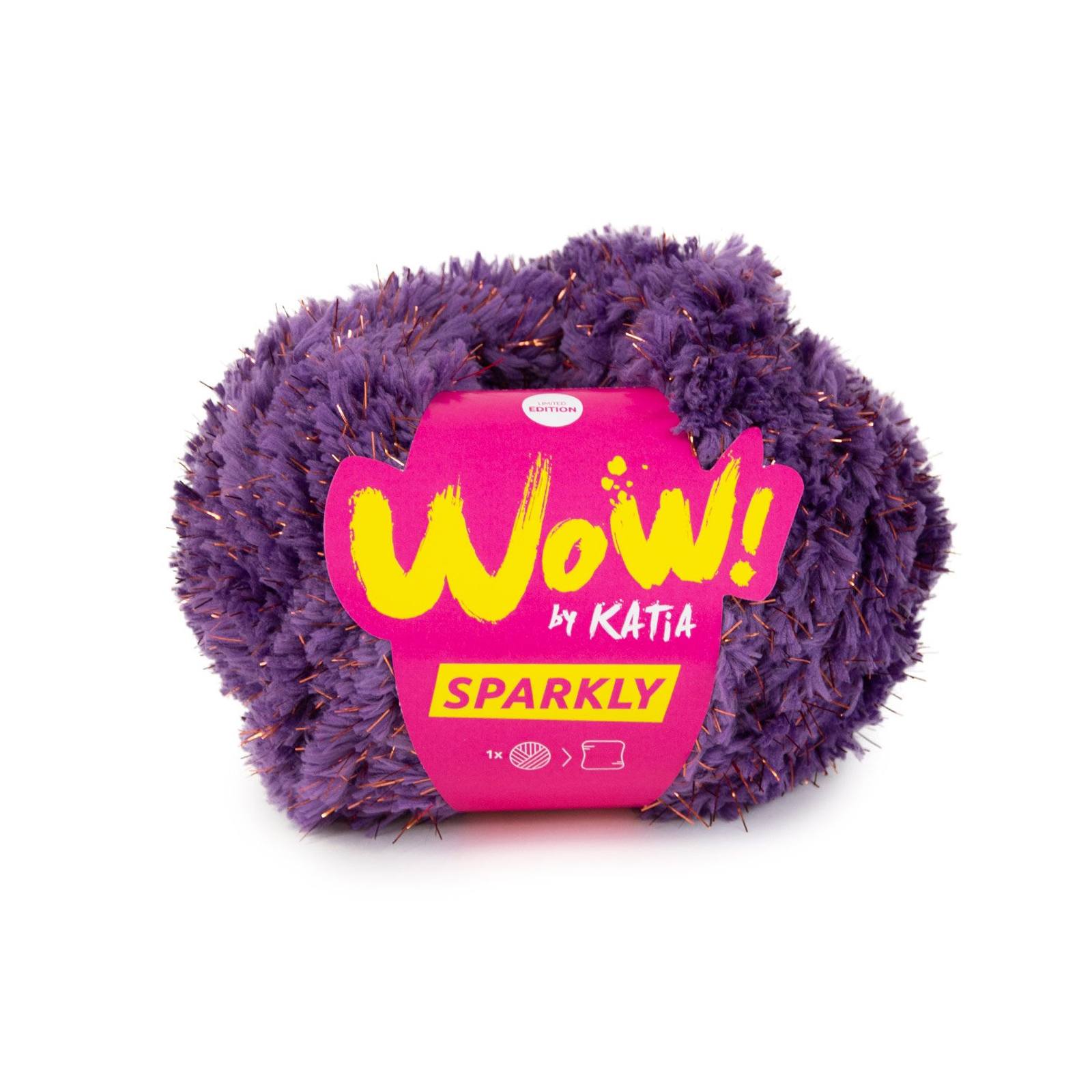 katia wow sparlky - lilac/copper (200) - 100gr (57mt) | 1pc