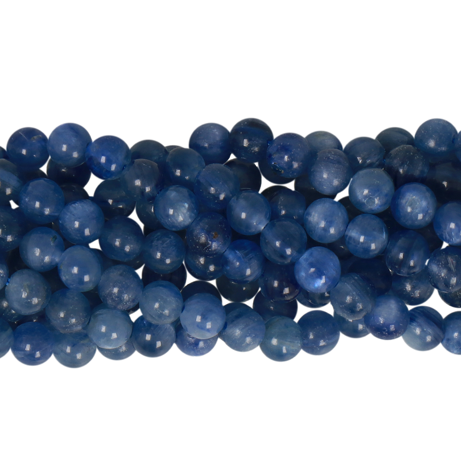 premium quality kyanite smooth round 4,5mm | 15/16-inch strand