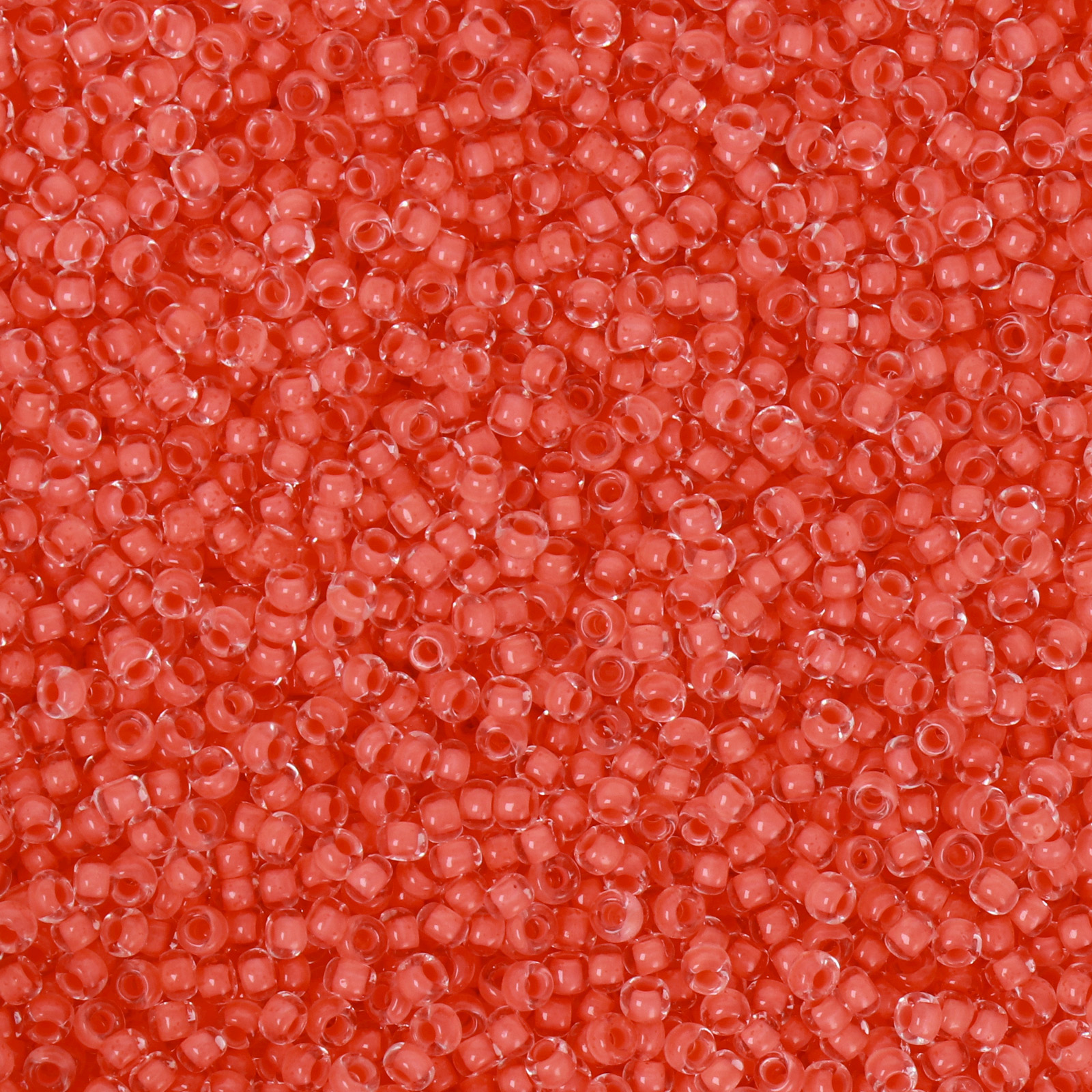 sattperlen preciosa rocailles 11/0 terra intensive orange lined | 20gr