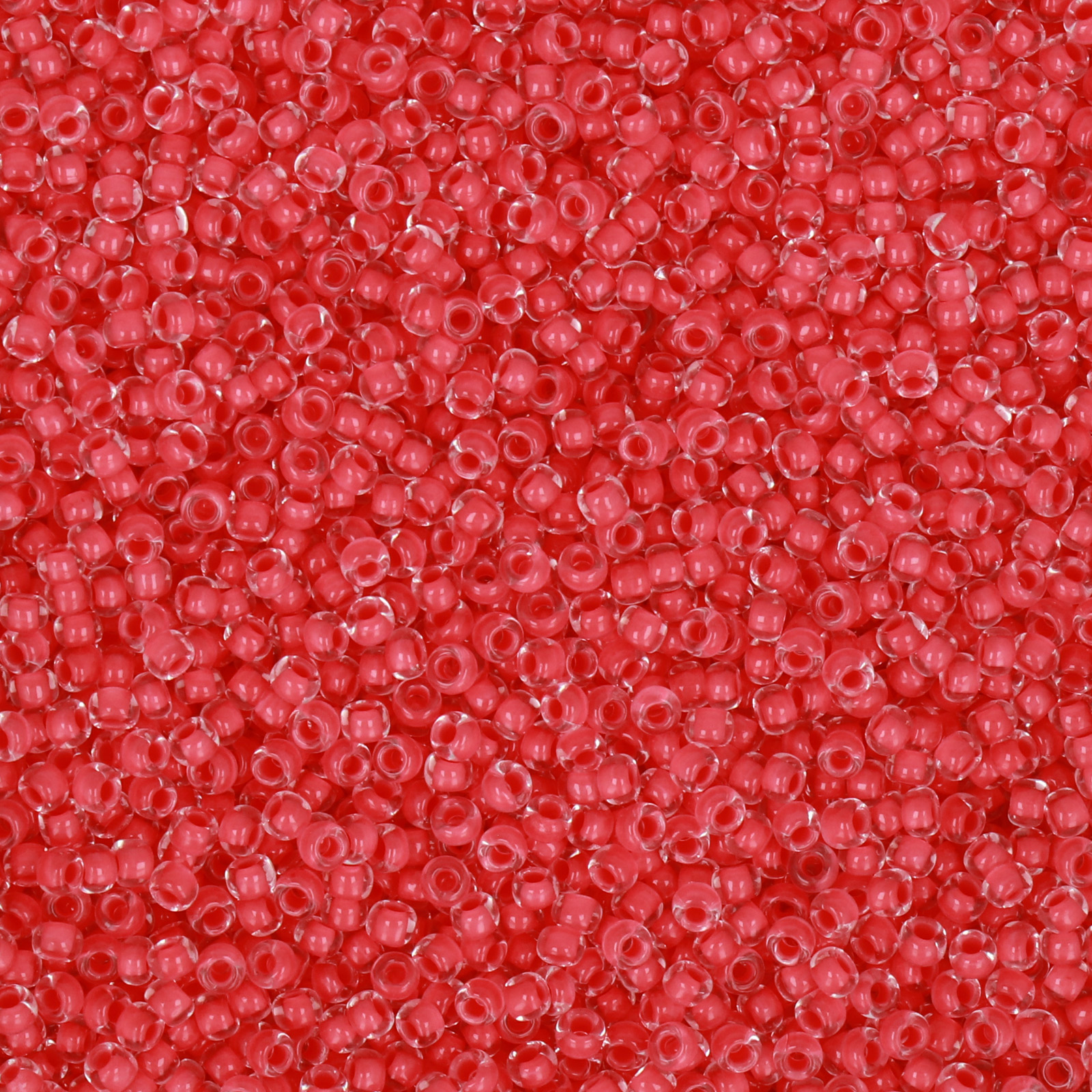 preciosa seed bead rocailles 11/0 terra intensive red lined | 20gr