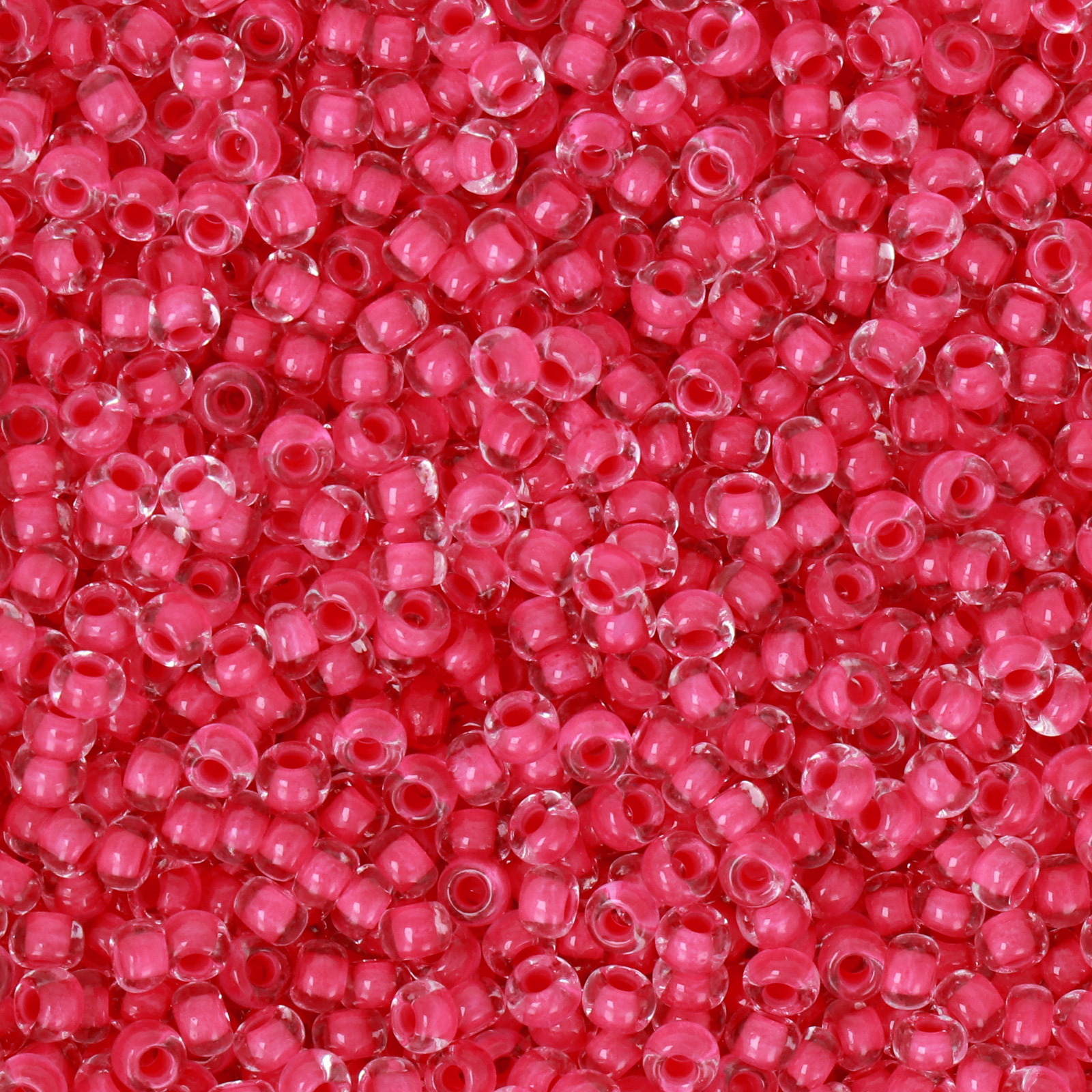 preciosa seed bead rocailles 8/0 terra intensive pink lined | 20gr