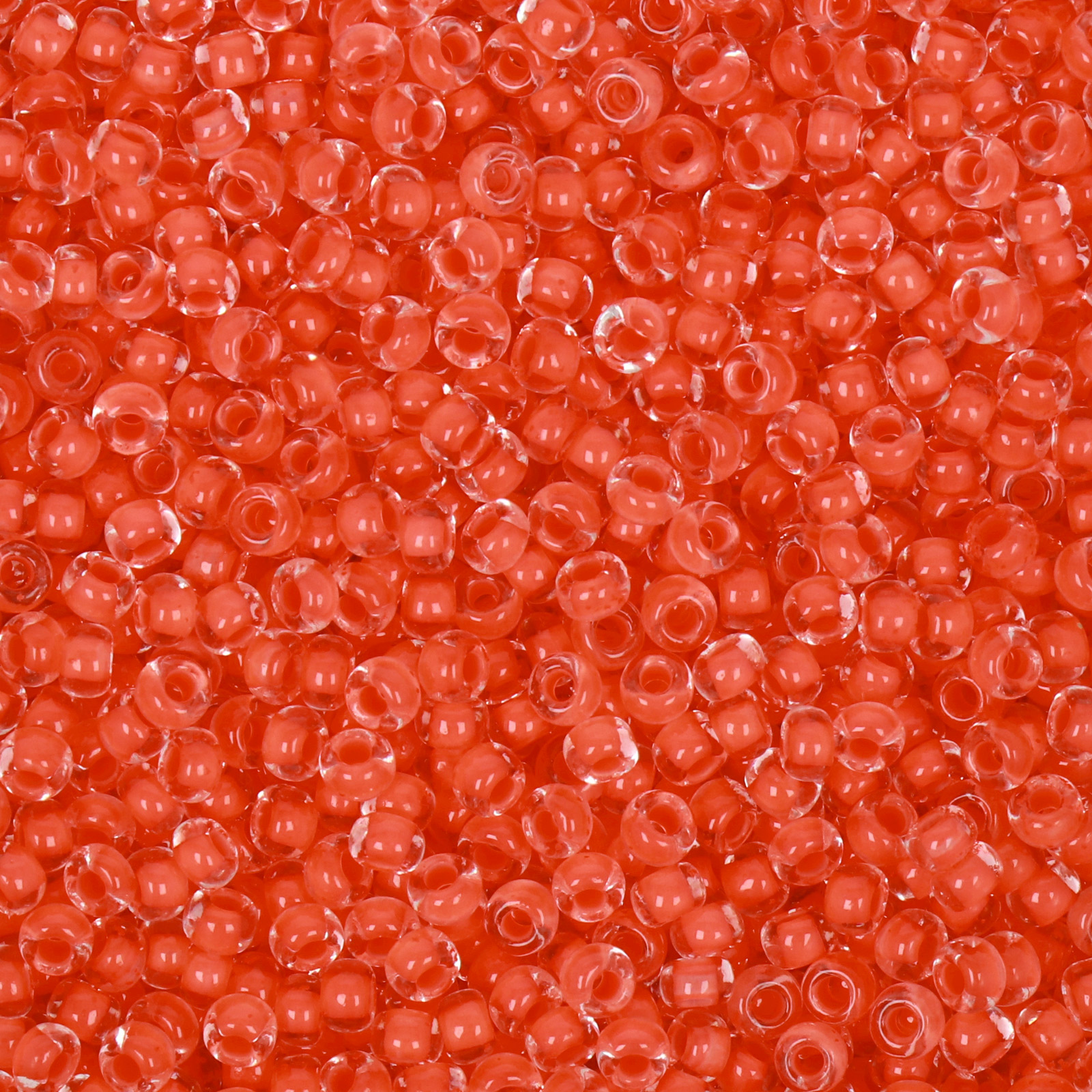 preciosa seed bead rocailles 8/0 terra intensive orange lined | 20gr