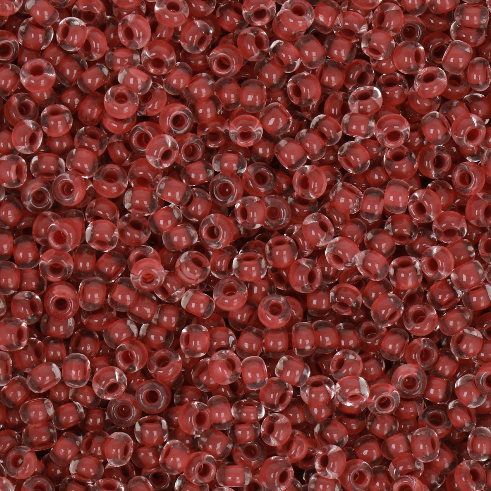 preciosa seed bead rocailles 8/0 terra intensive brown lined | 20gr