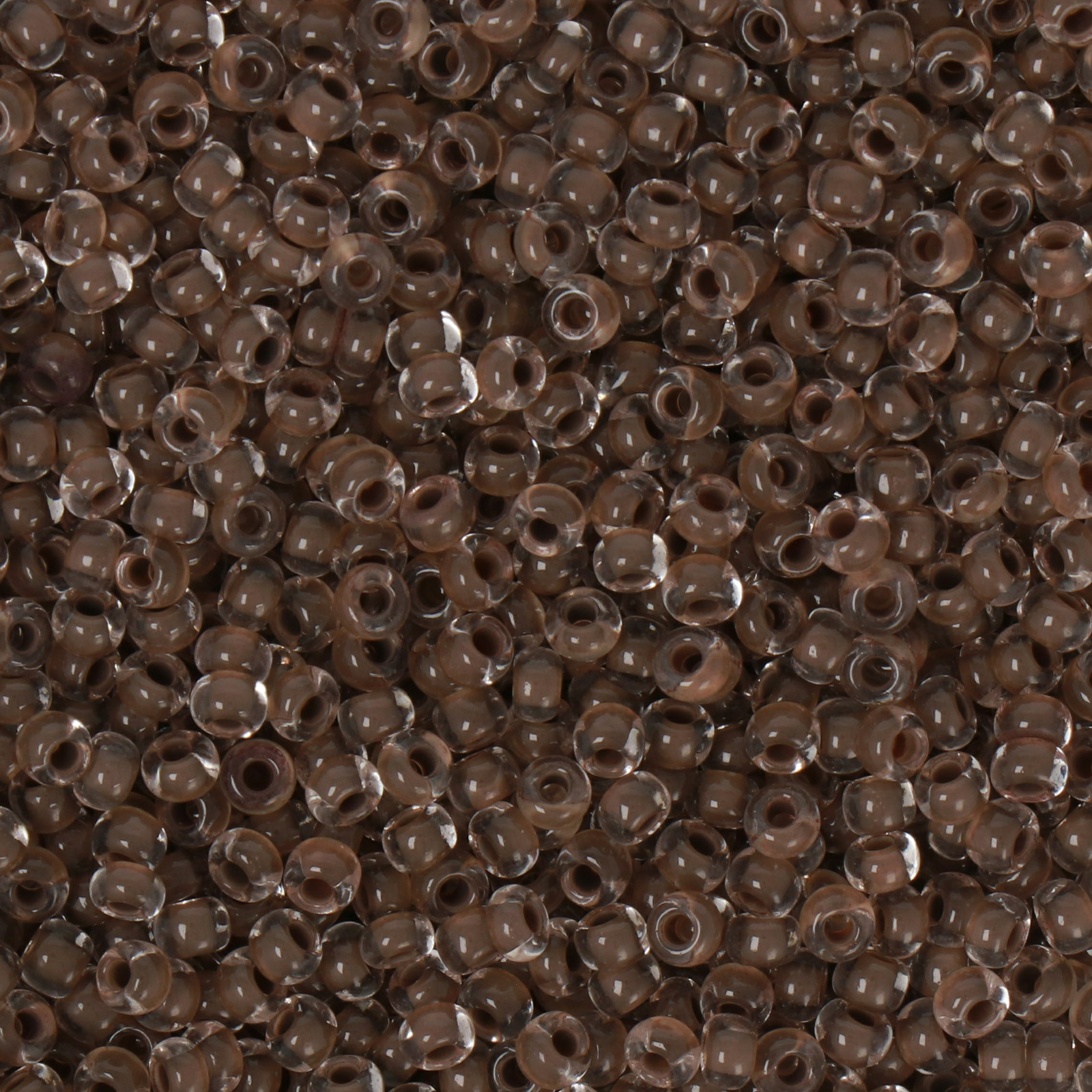 preciosa seed bead rocailles 8/0 terra intensive chocolate brown lined | 20gr