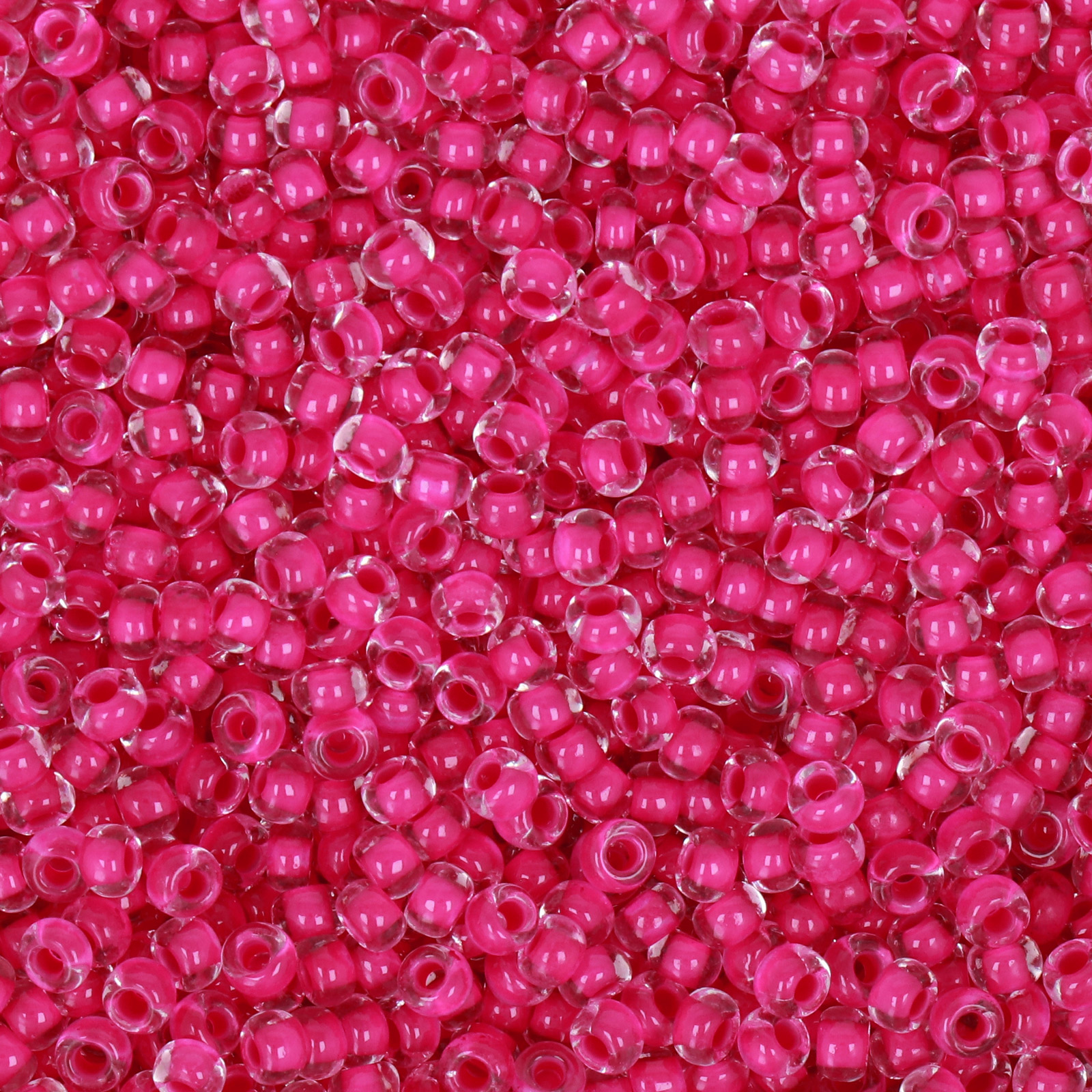 preciosa seed bead rocailles 8/0 terra intensive magenta lined | 20gr