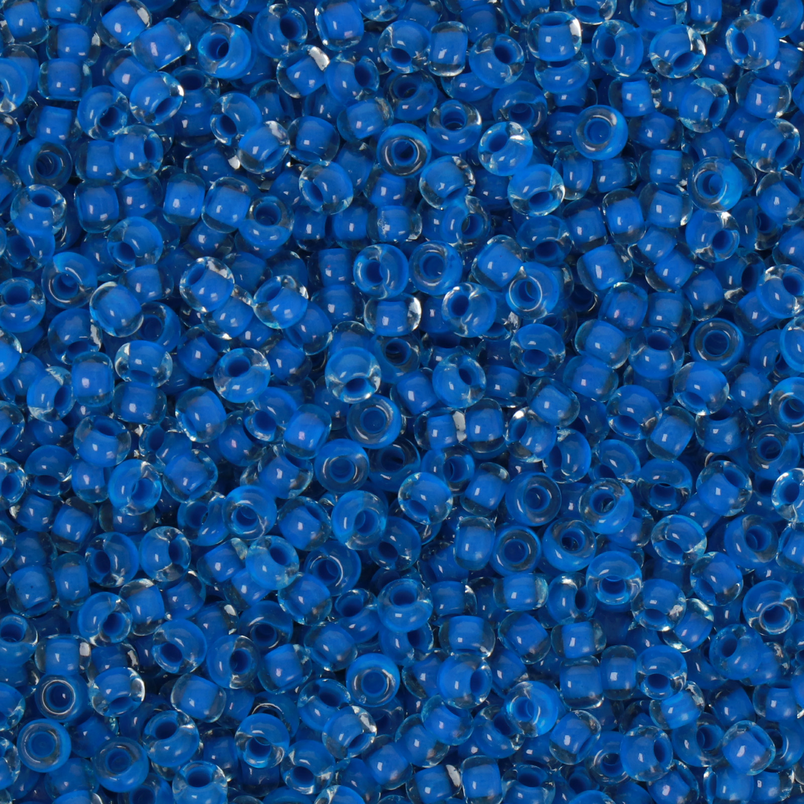 preciosa seed bead rocailles 8/0 terra intensive blue lined | 20gr