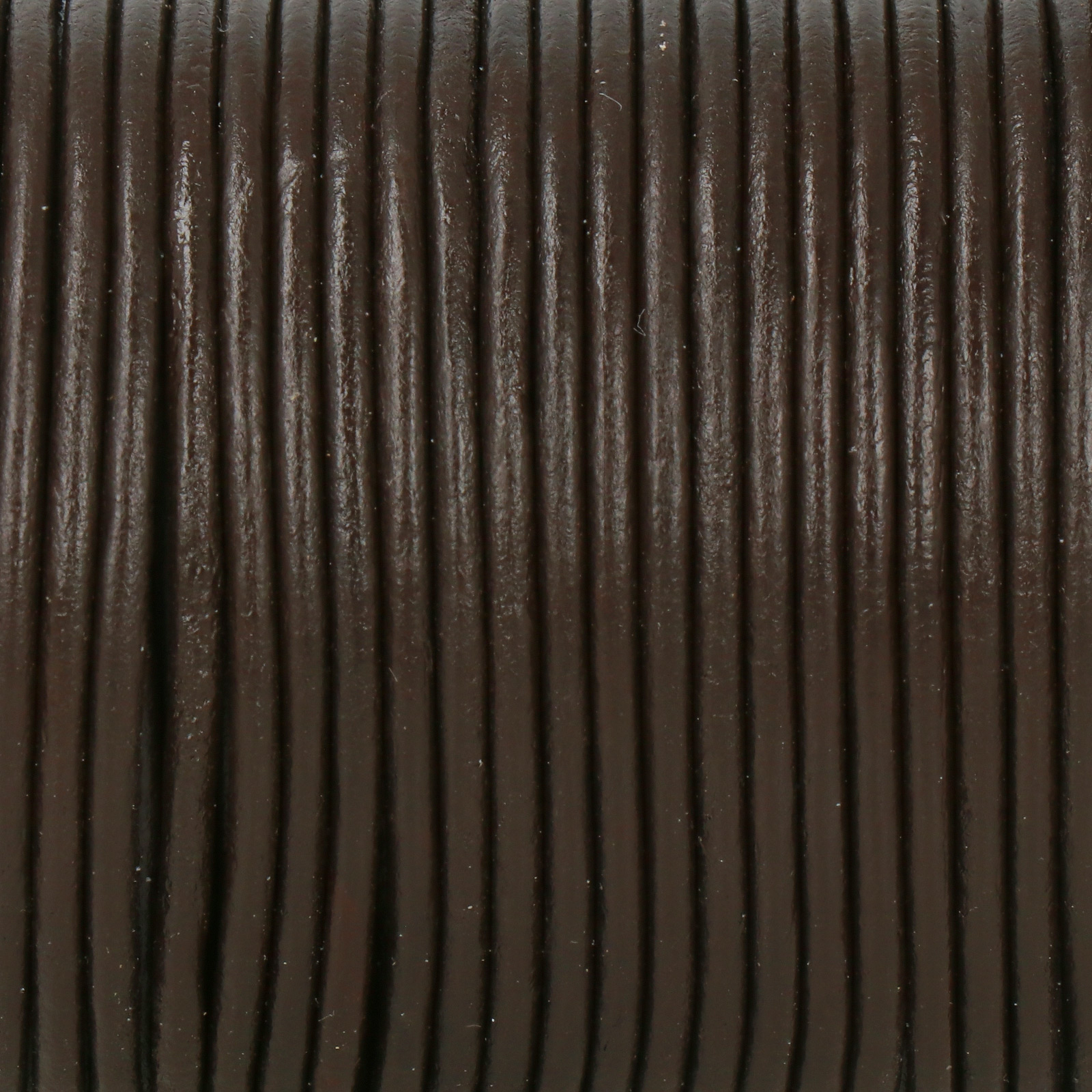 brown leather cord - diameter 2mm 25mt spool | 1pc