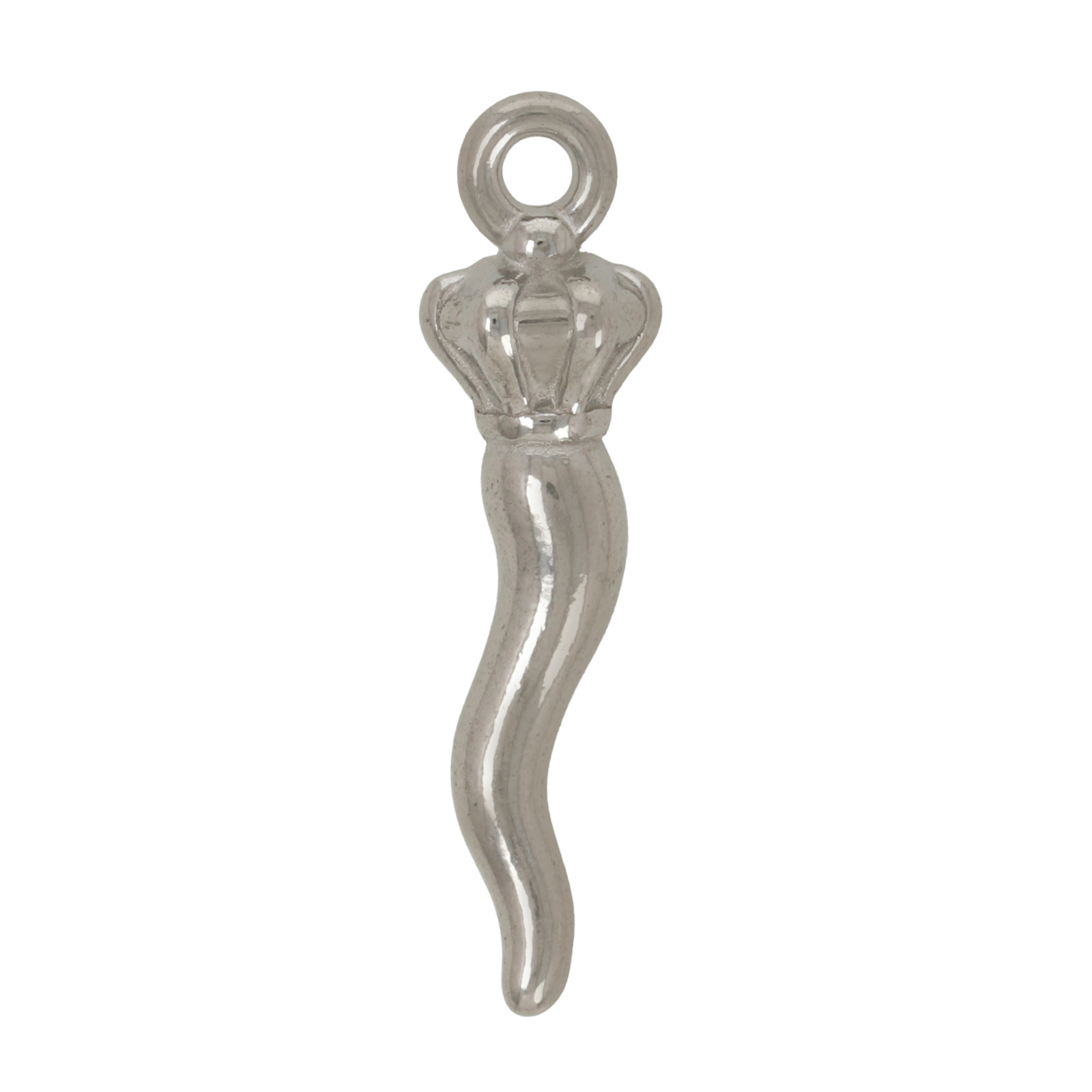 Orecchini Donna A Cornetto Portafortuna – Fatto A Mano In Acciaio Inox – Made In Italy – Confezione Regalo - 2