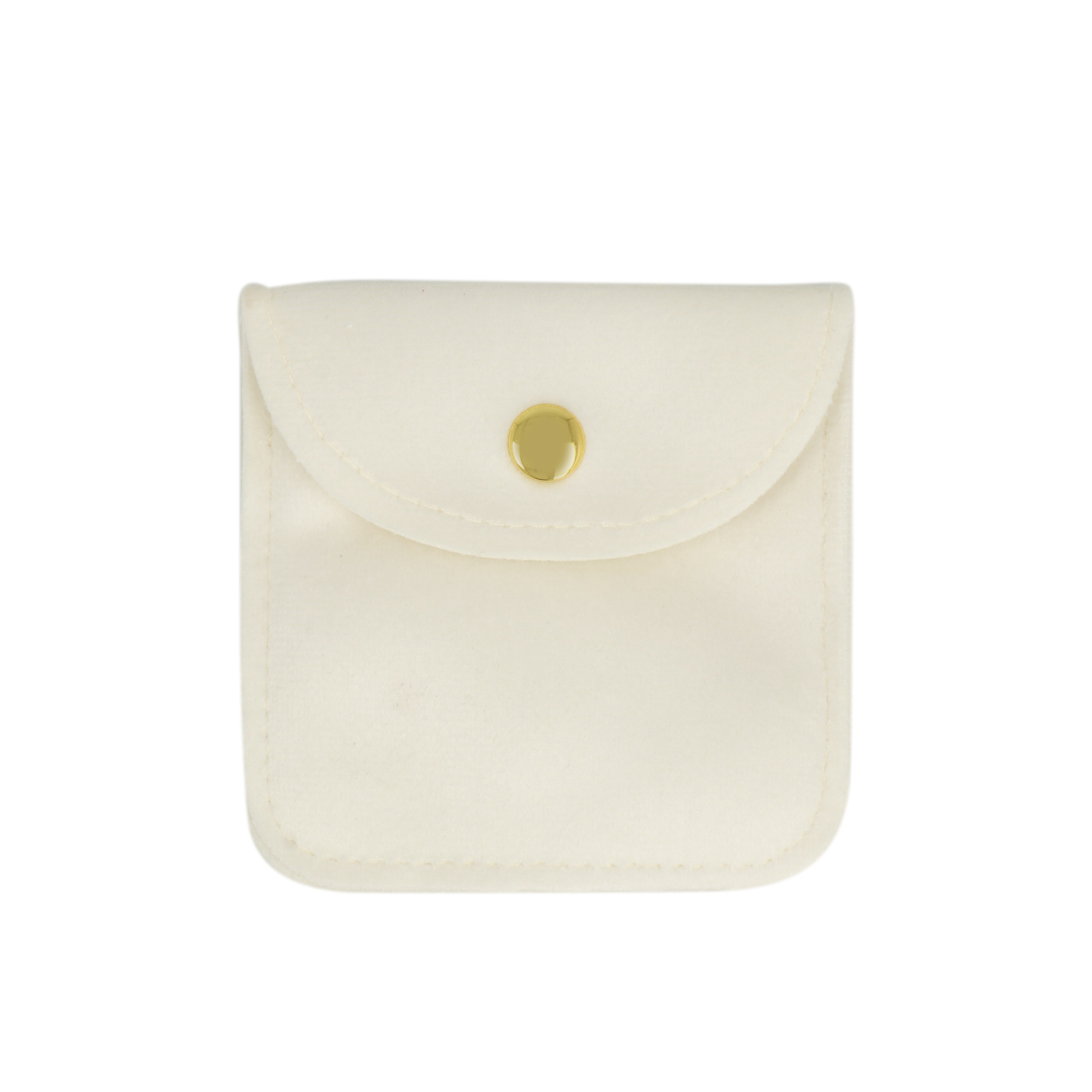 jewels pouches white velvet 8cm | 2pc