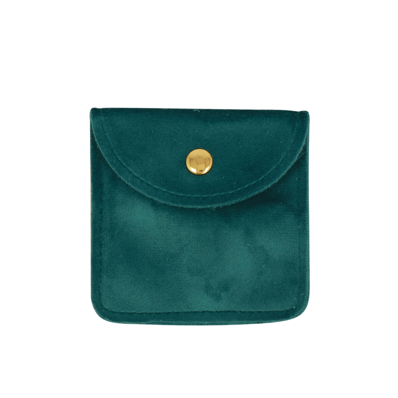 jewels pouches teal velvet 8cm | 2pc