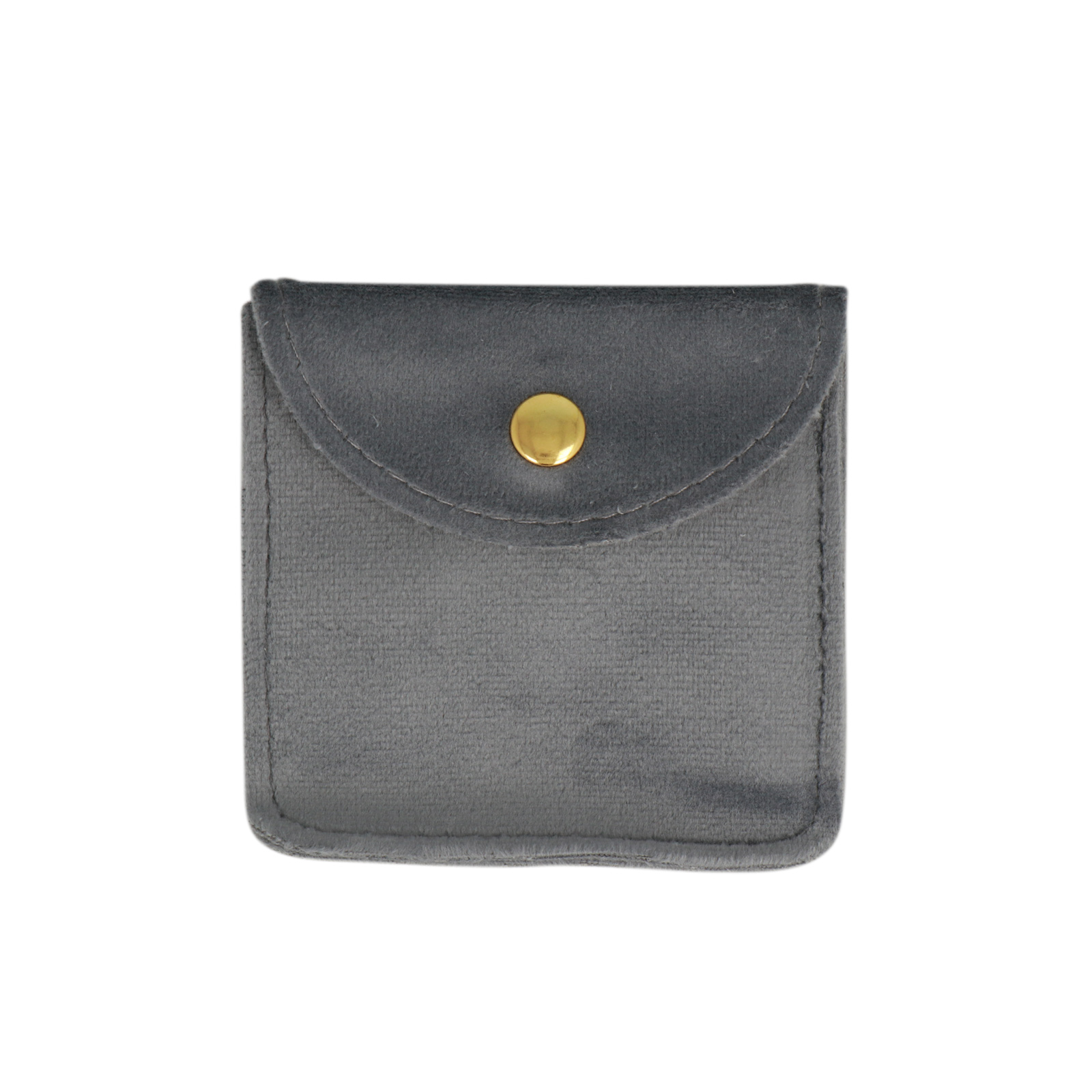 jewels pouches grey velvet 8cm | 2pc