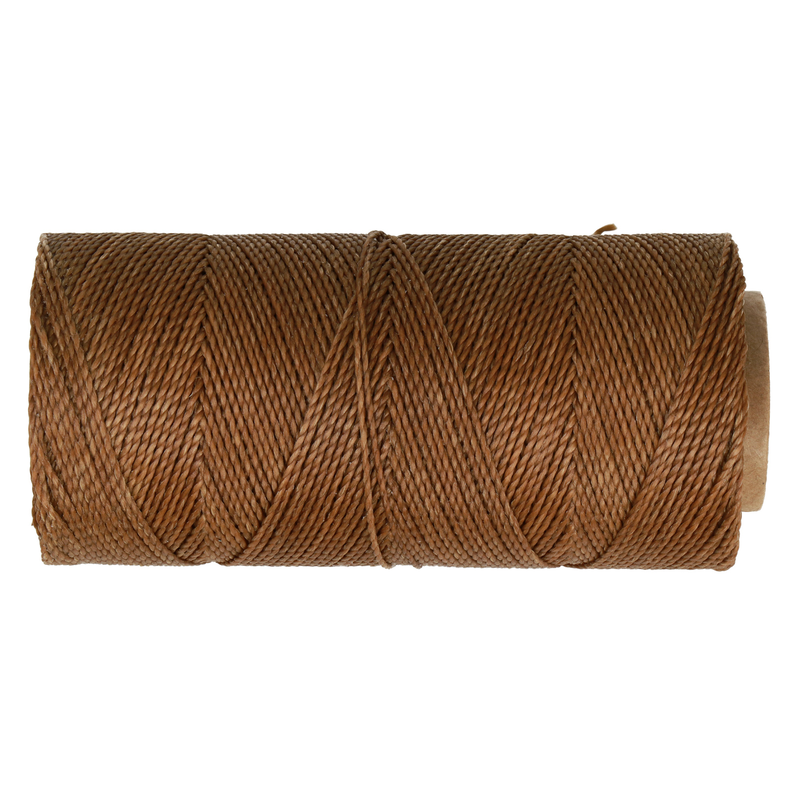 linhasita waxed polyester cord - wood (21) 1mm - 100gr spool (aprox. 180mt) | 1pc
