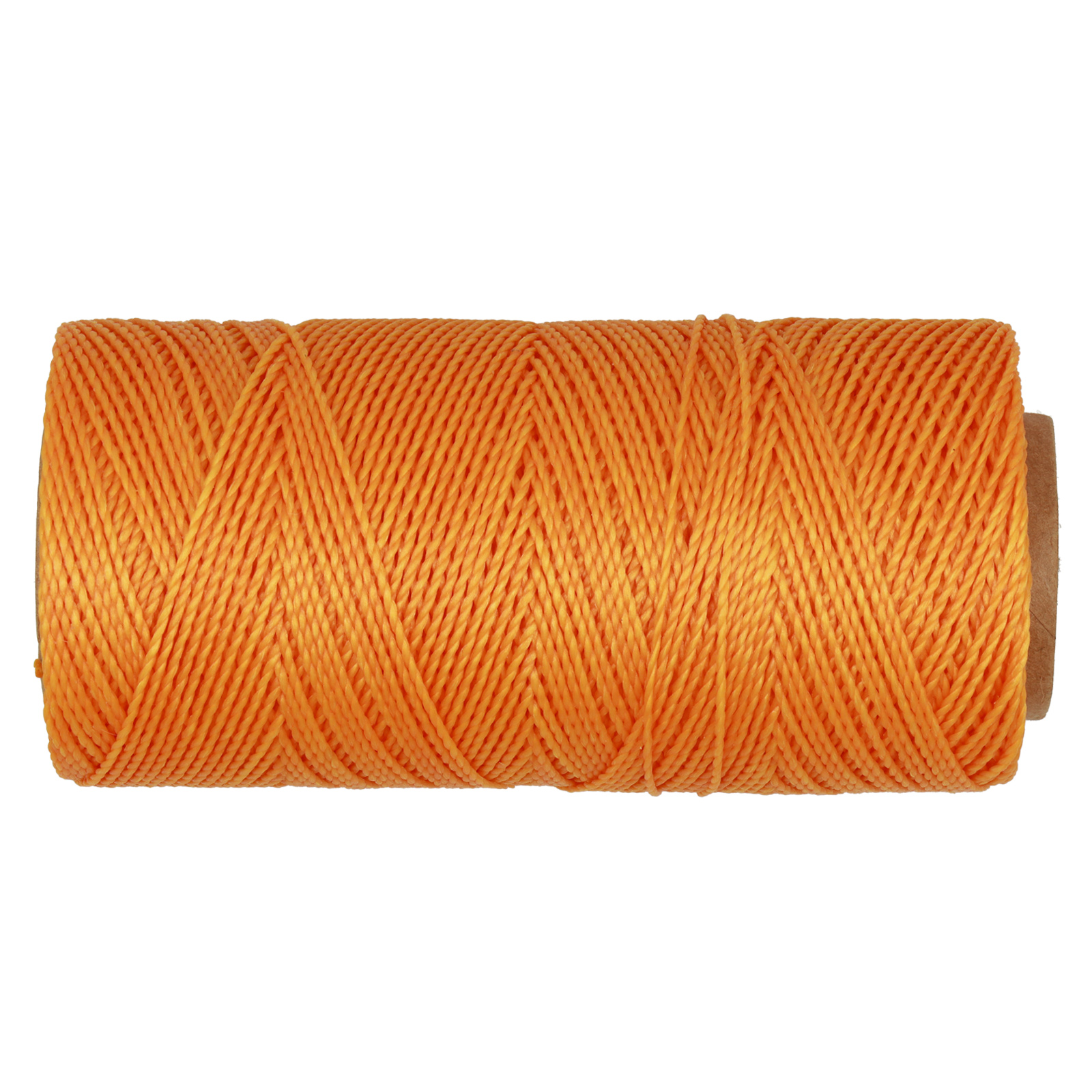 linhasita waxed polyester cord - saffron (274) 1mm - 100gr spool (aprox. 180mt) | 1pc