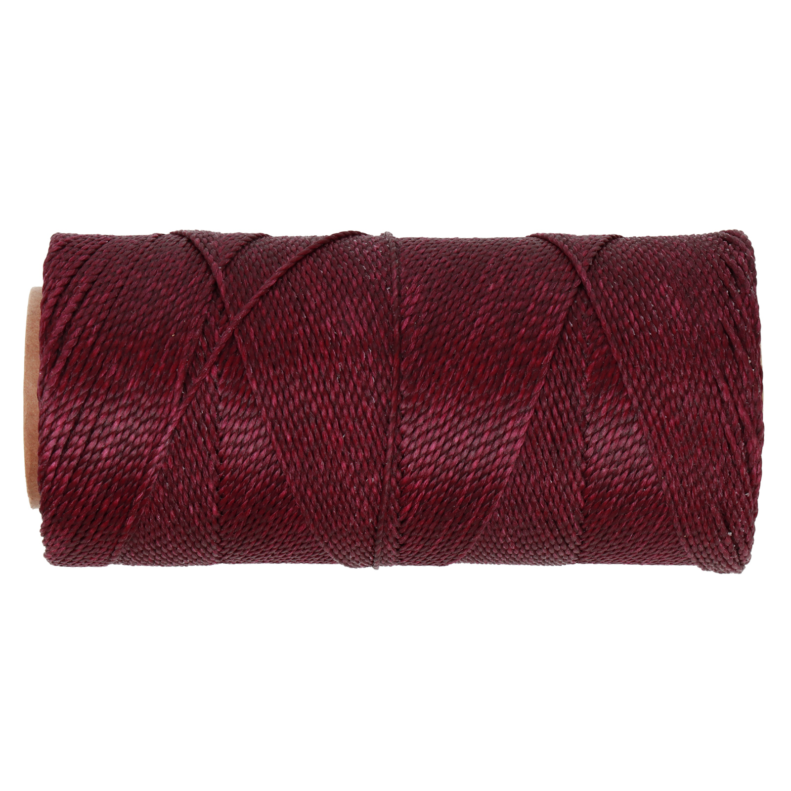 linhasita waxed polyester cord - currant (632) 1mm - 100gr spool (aprox. 180mt) | 1pc
