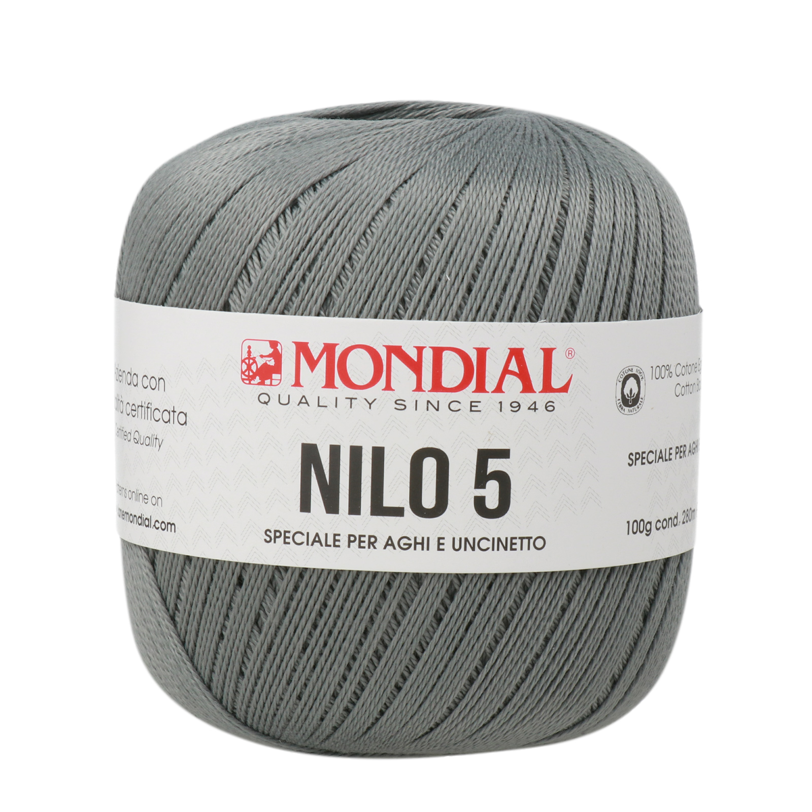 nilo 5 mondial - stahl grau (113) - 100gr (280mt) | 1st