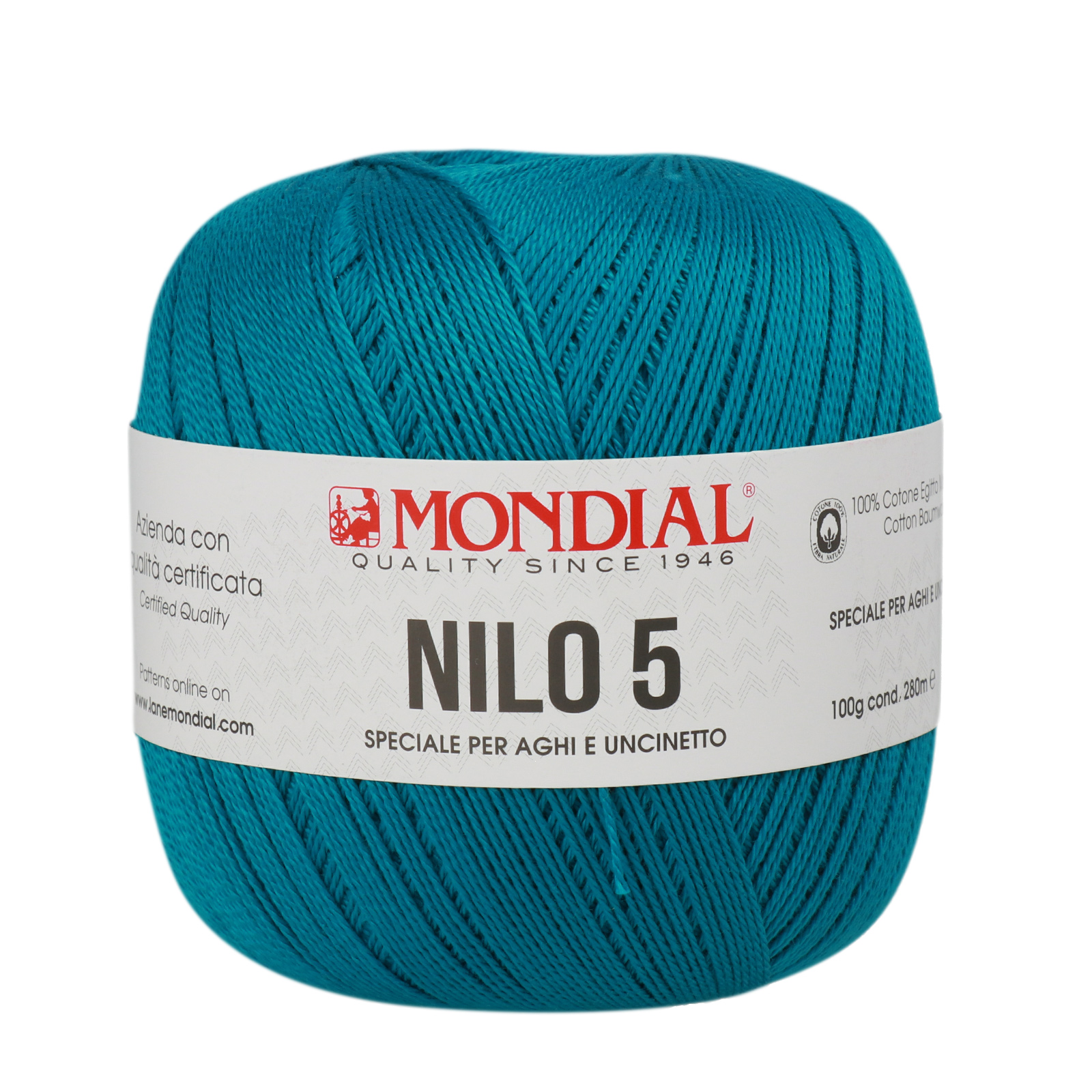 nilo 5 mondial - brillantes türkis (244) - 100gr (280mt) | 1st