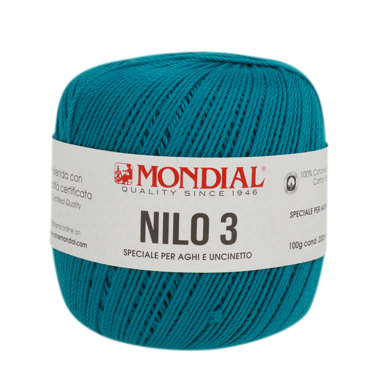 nilo 3 mondial - bright turquoise (244) - 100gr (200mt) | 1pc