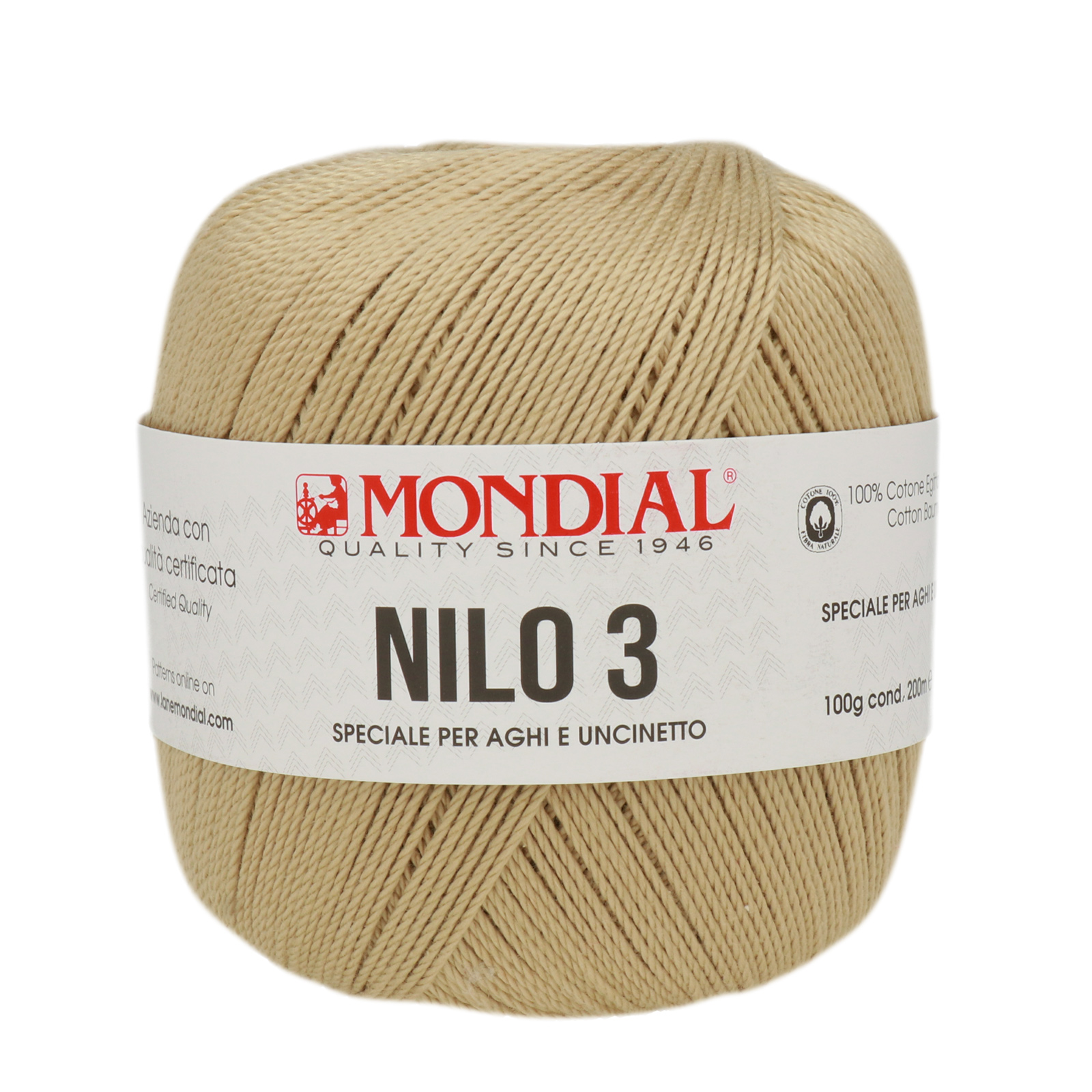 nilo 3 mondial - linen (589) - 100gr (200mt) | 1pc