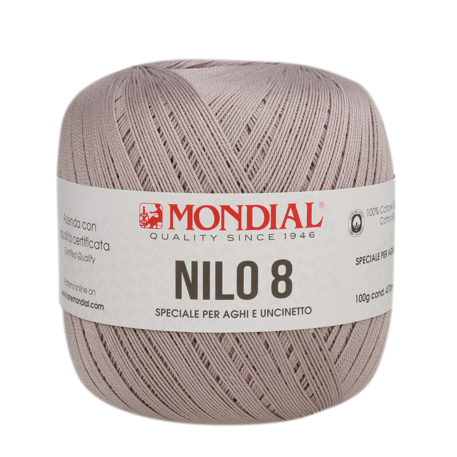 nilo 8 mondial - platinum grey (112) - 100gr (470mt) | 1pc