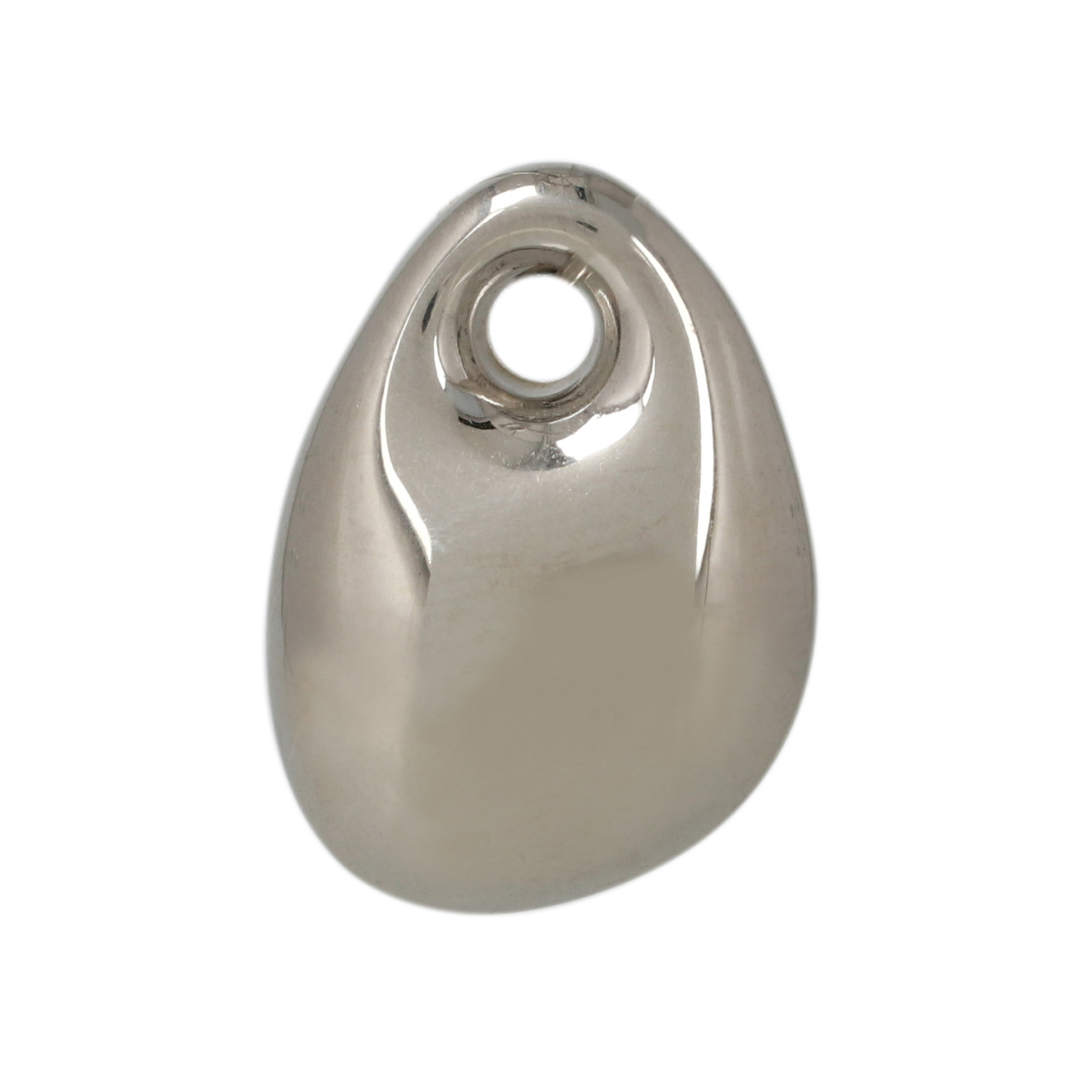 stainless stell oval pendant 24x16mm | 1pc