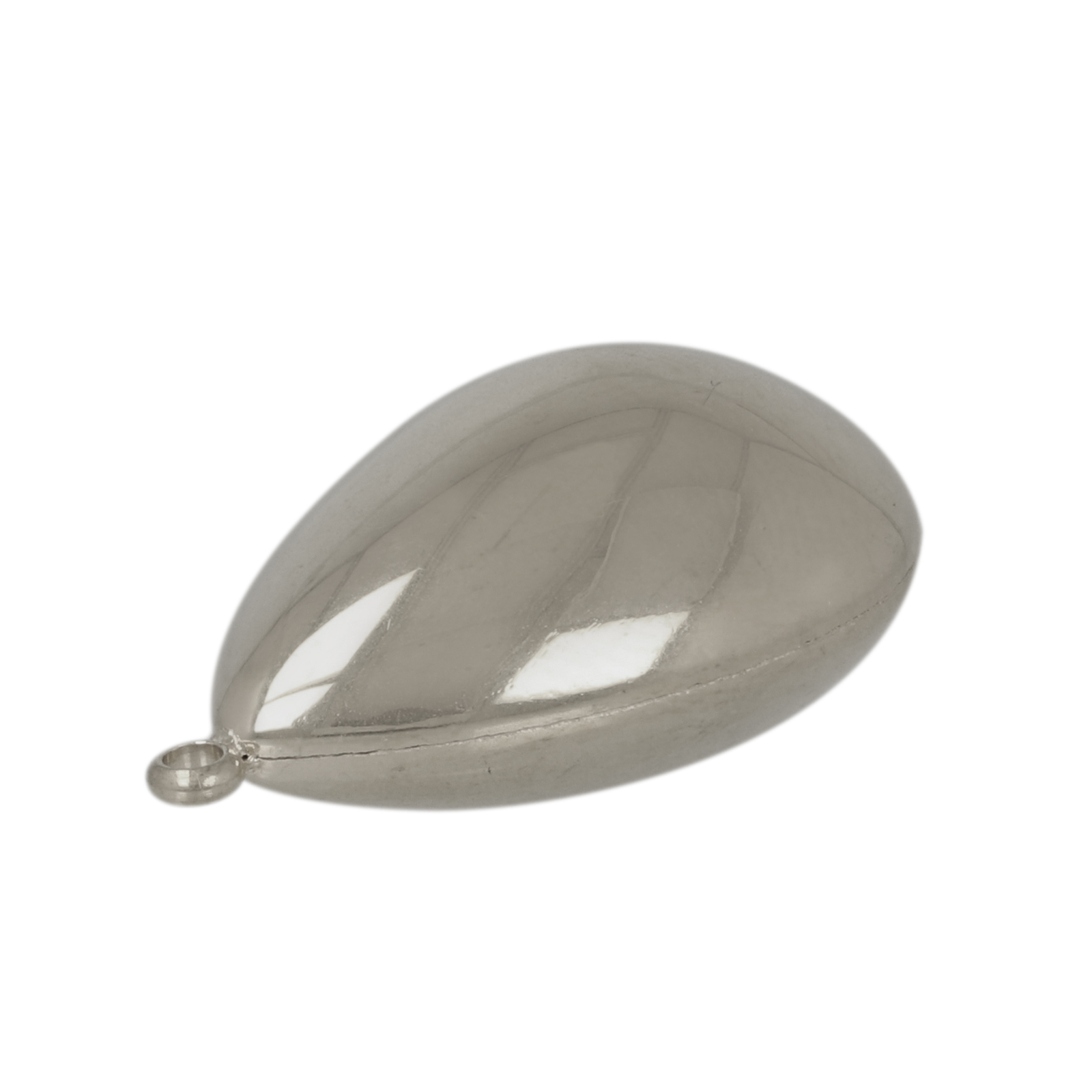 stainless stell drop pendant 25x18mm | 1pc