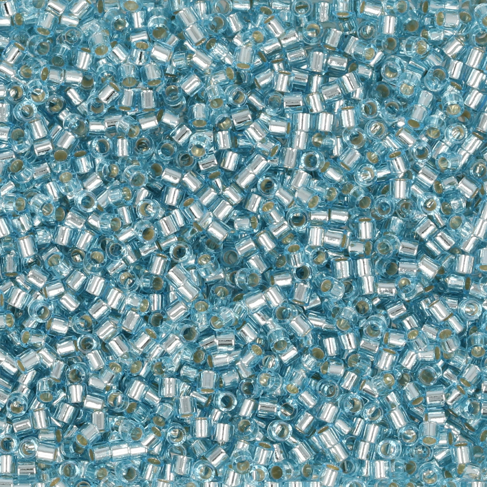 miyuki delica 15/0 - silver-lined light blue | 5gr