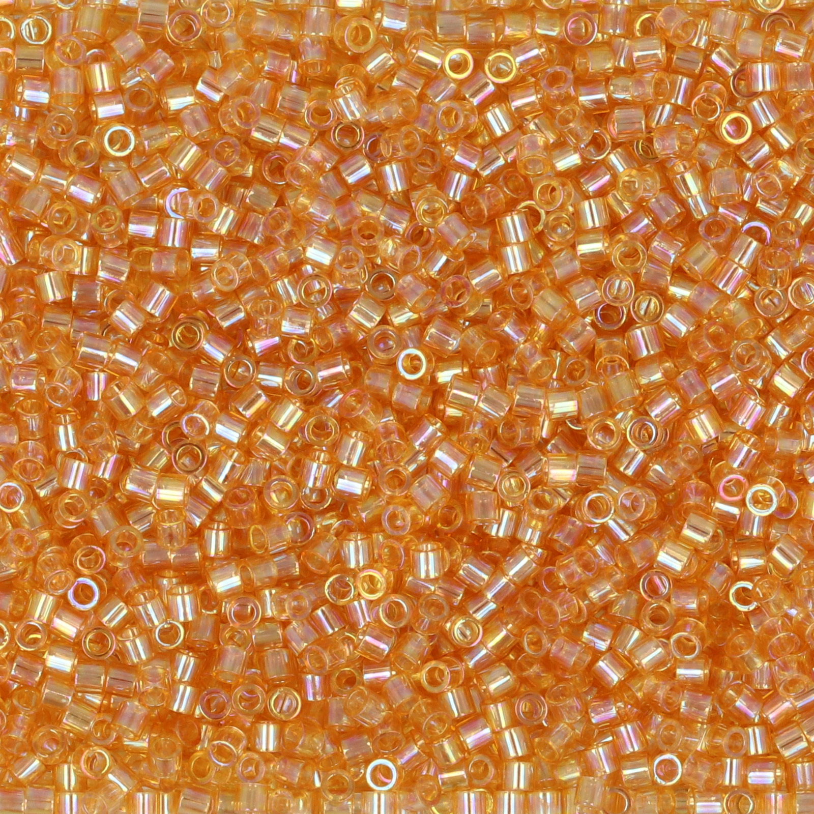 miyuki delica 15/0 transparent light amber ab | 5gr