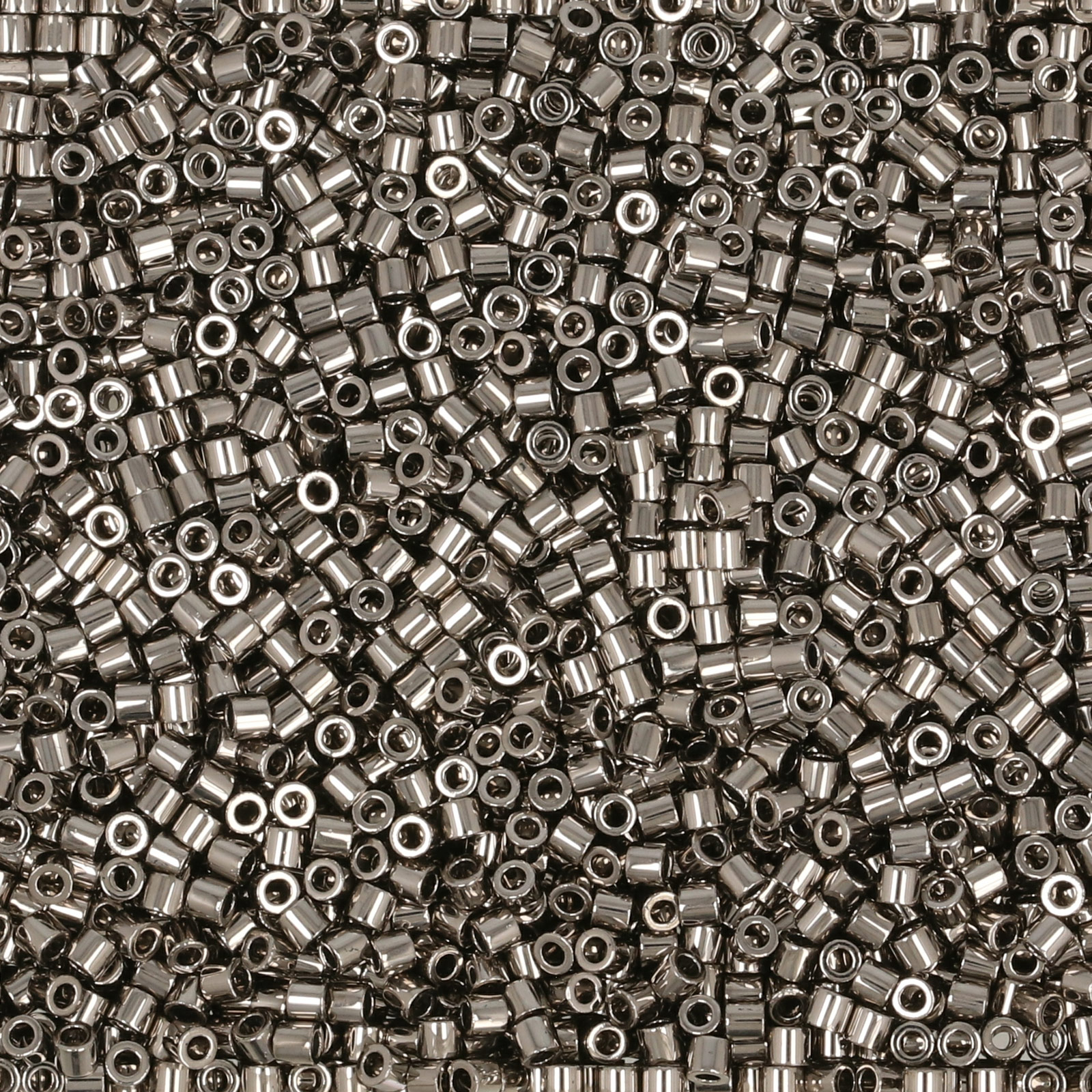 miyuki delica 15/0 - metallic dark nickel silver | 5gr