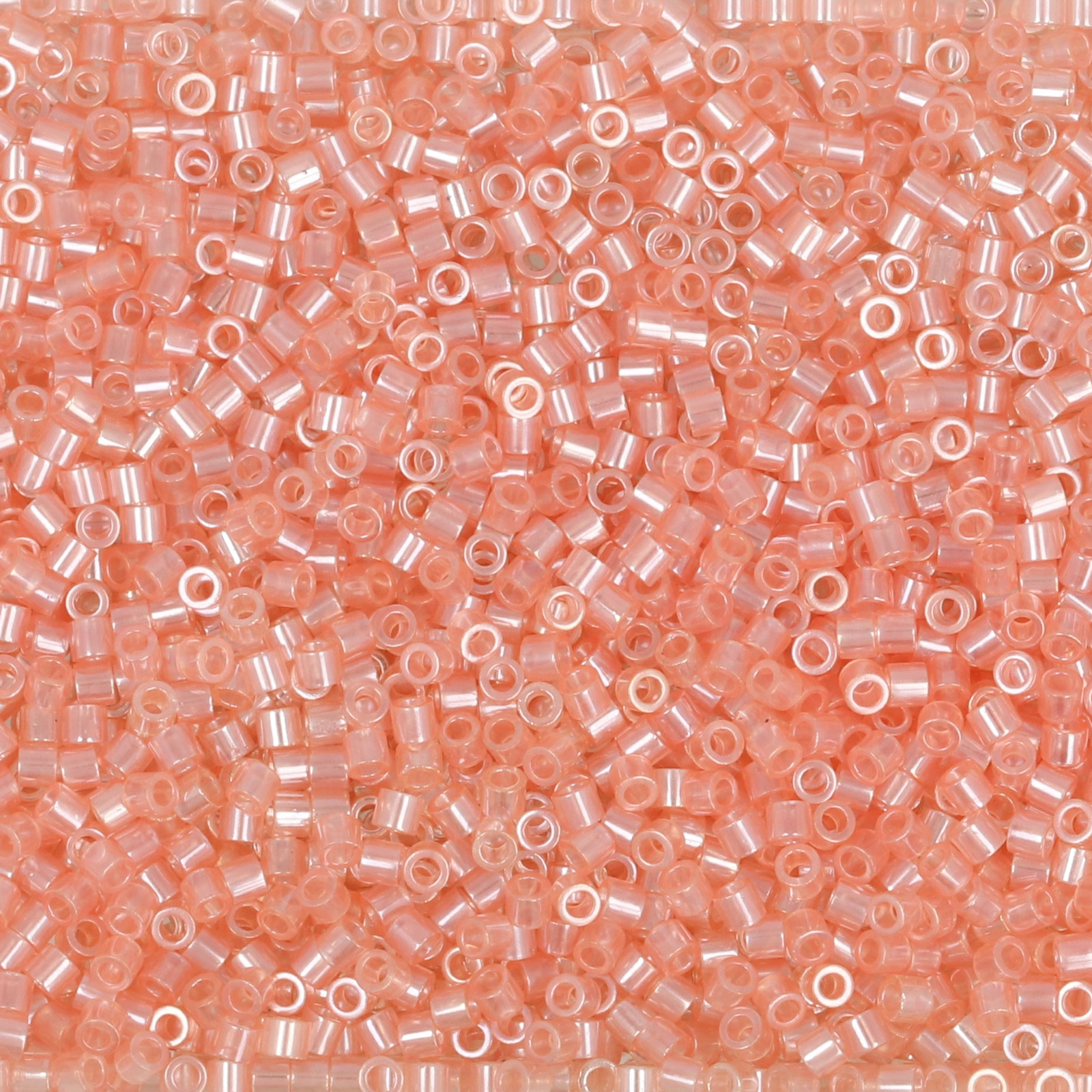 miyuki delica 15/0 - transparent pink luster | 5gr